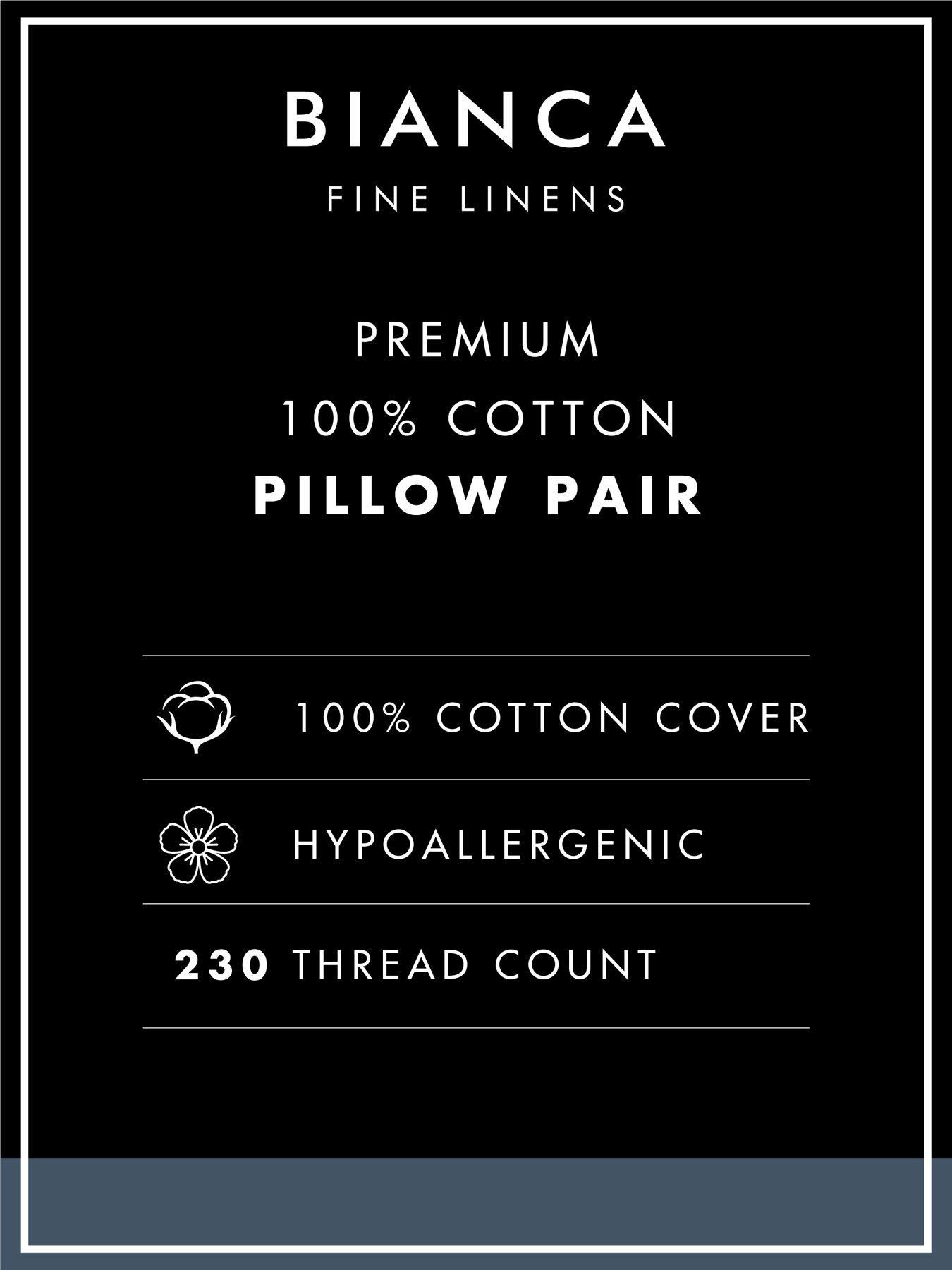  image of bianca-premium-cotton-stripe-pillow-pairs