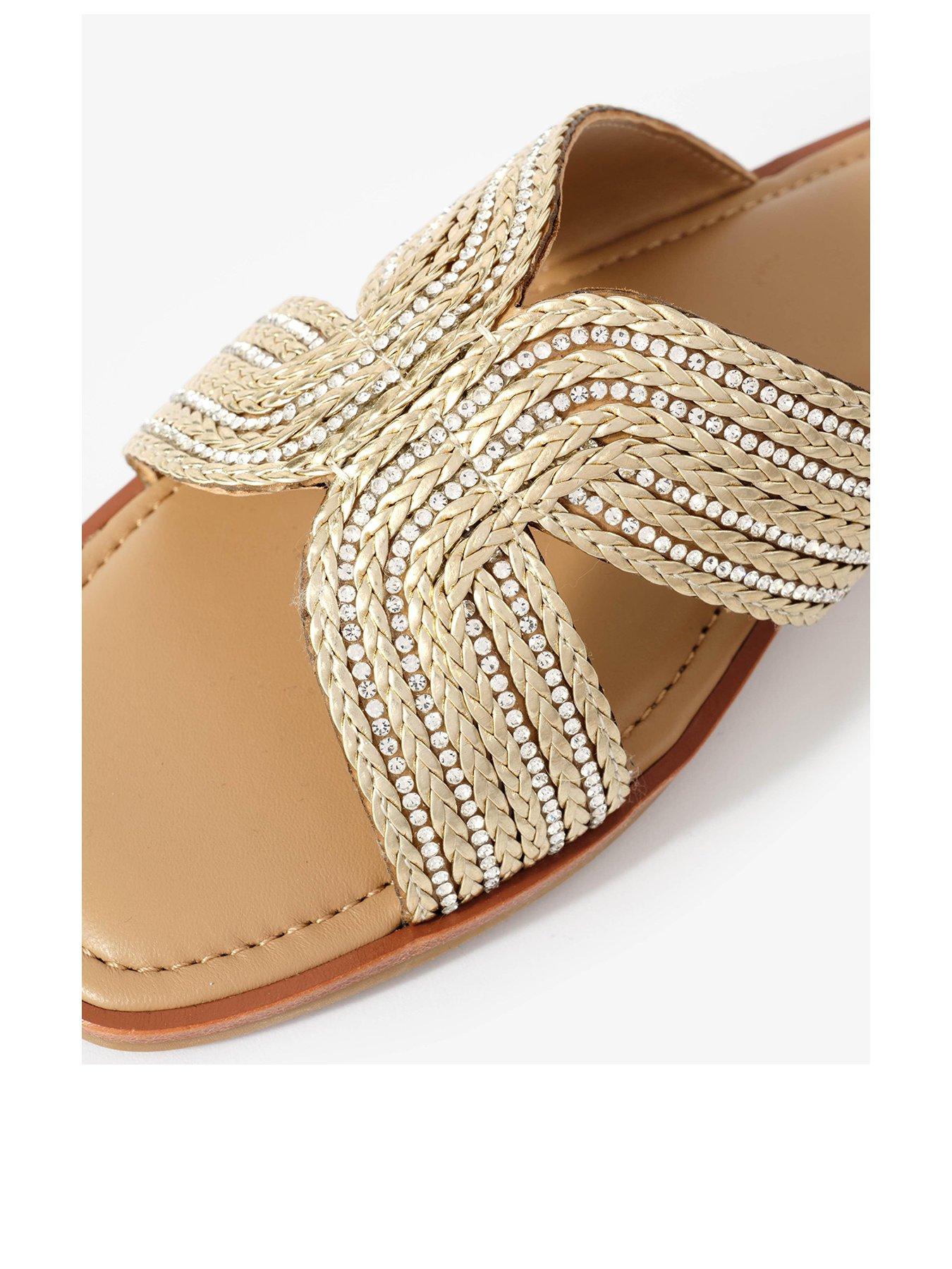 Image 3 of 5 of Mint Velvet Darcy Gold Slider