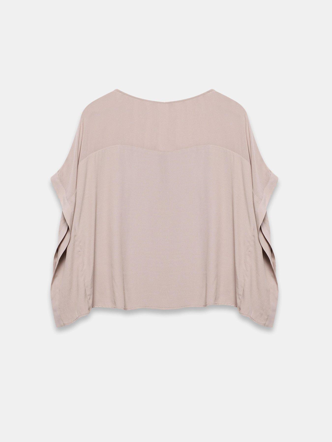 Image 6 of 6 of Mint Velvet Neutral Double Layer Top