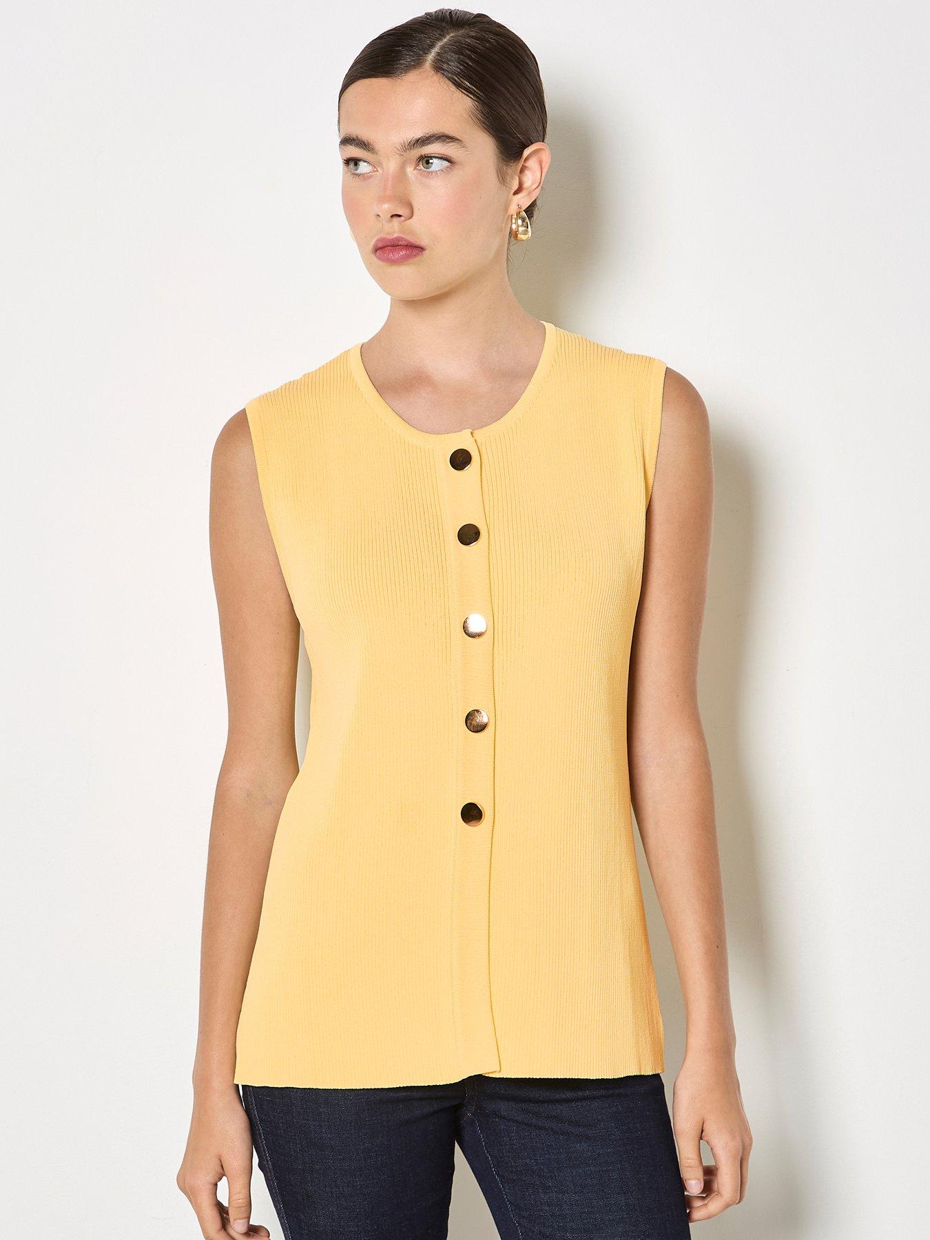 Apricot Apricot Button 2pkt Slvless Top