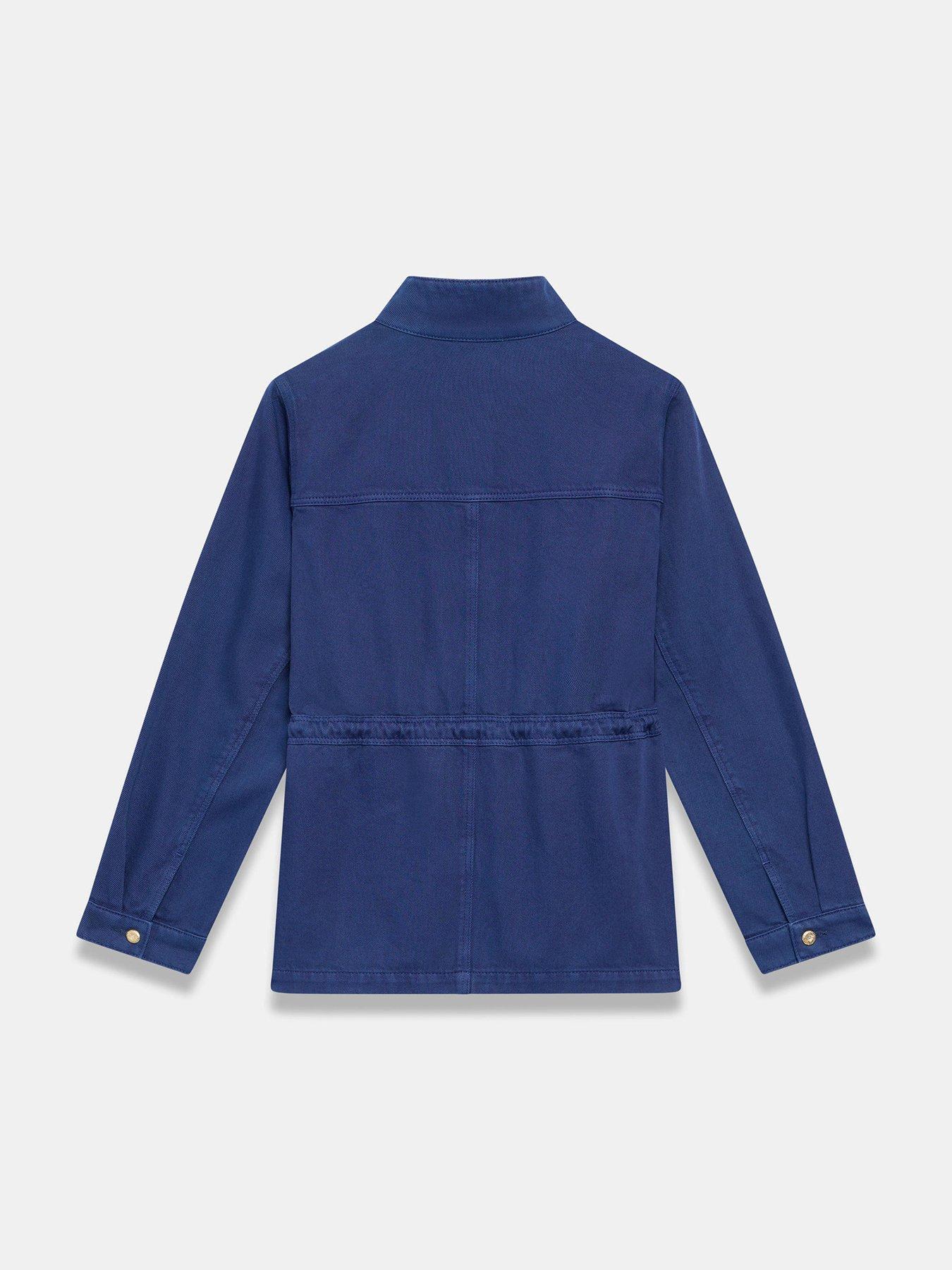  image of mint-velvet-washed-shacket-blue