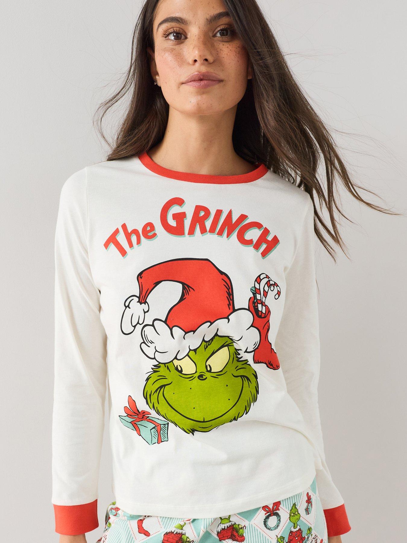 Image 6 of 7 of The Very Collection Womens Grinch Christmas Family Pyjamas