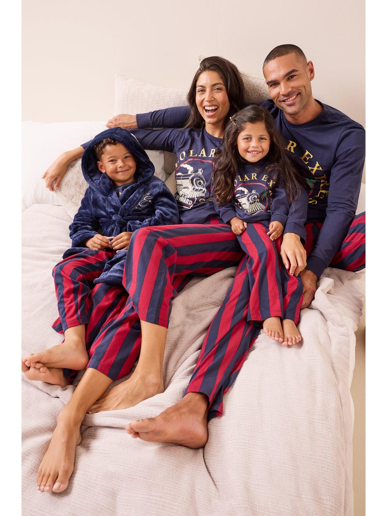 The Very Collection Womens Polar Express Christmas Family Pyjama - Multi