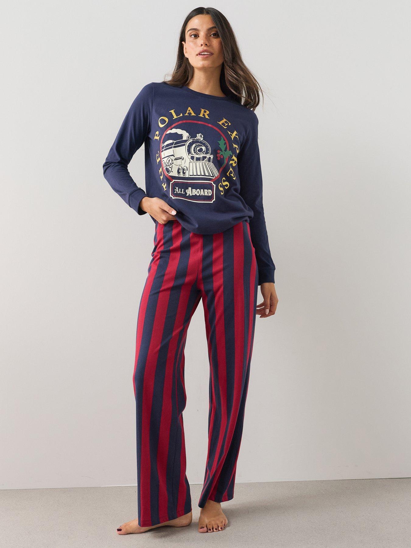 Image 2 of 7 of The Very Collection Womens Polar Express Christmas Family Pyjama - Multi