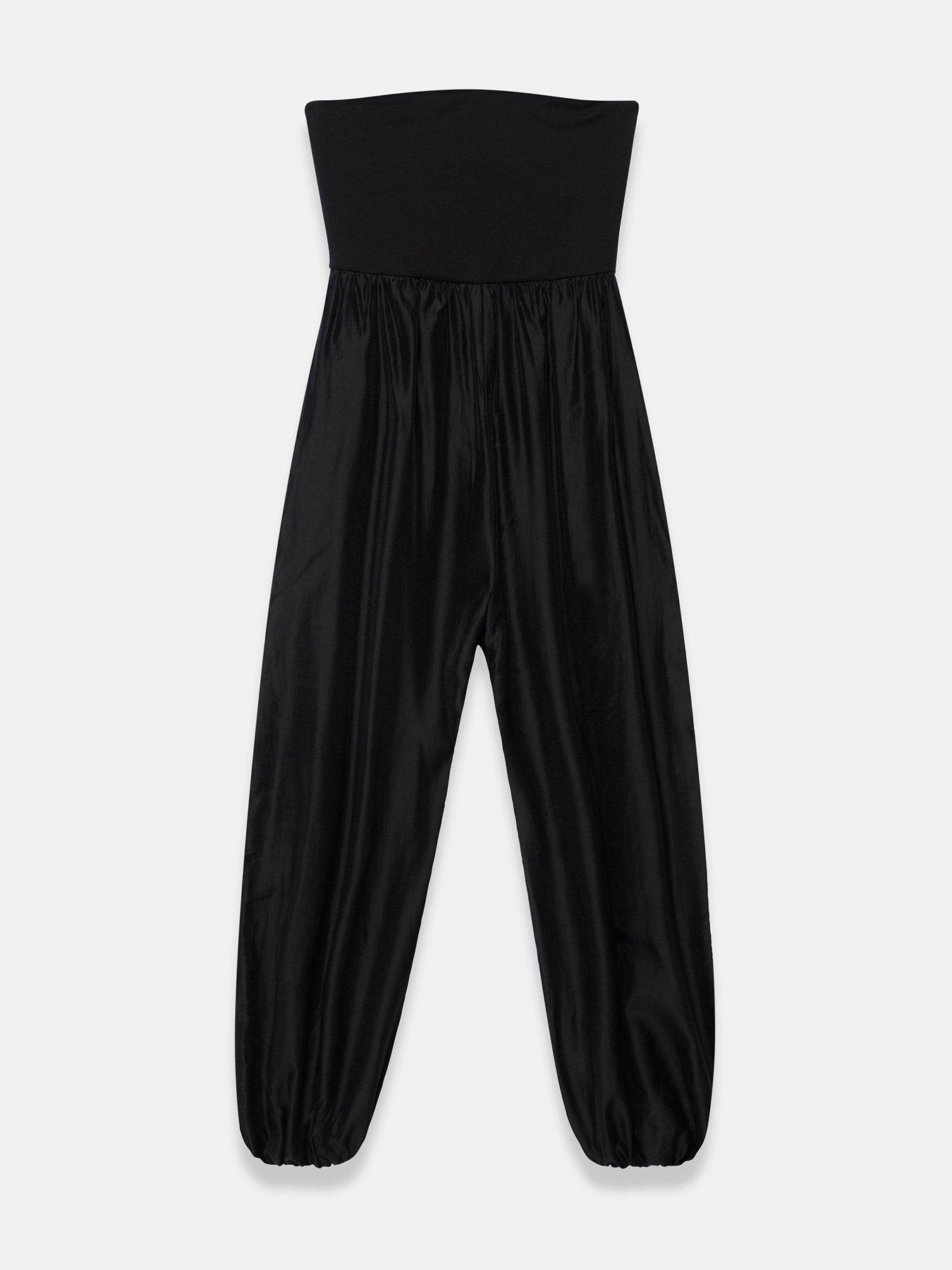 Image 5 of 6 of Mint Velvet Balloon Jumpsuit - Black