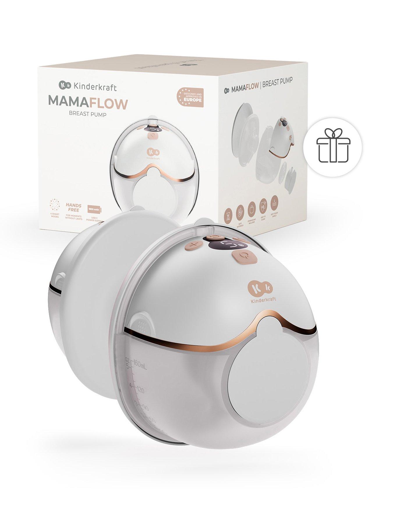 Image 2 of 8 of Kinderkraft MamaFlow hands free single breast pump Gold