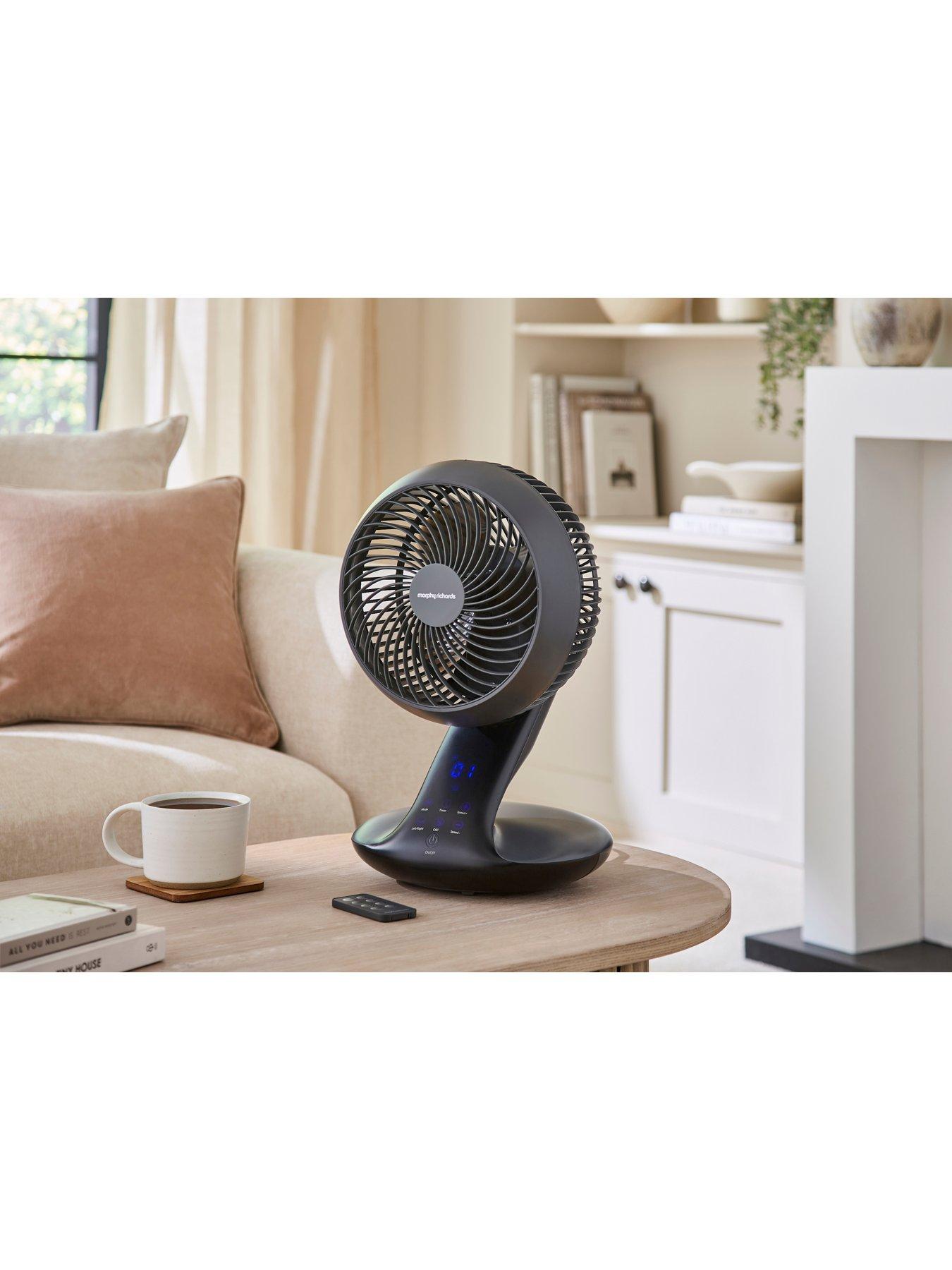 stillFront image of morphy-richards-airflex-10-air-circulator-with-remote-control-grey
