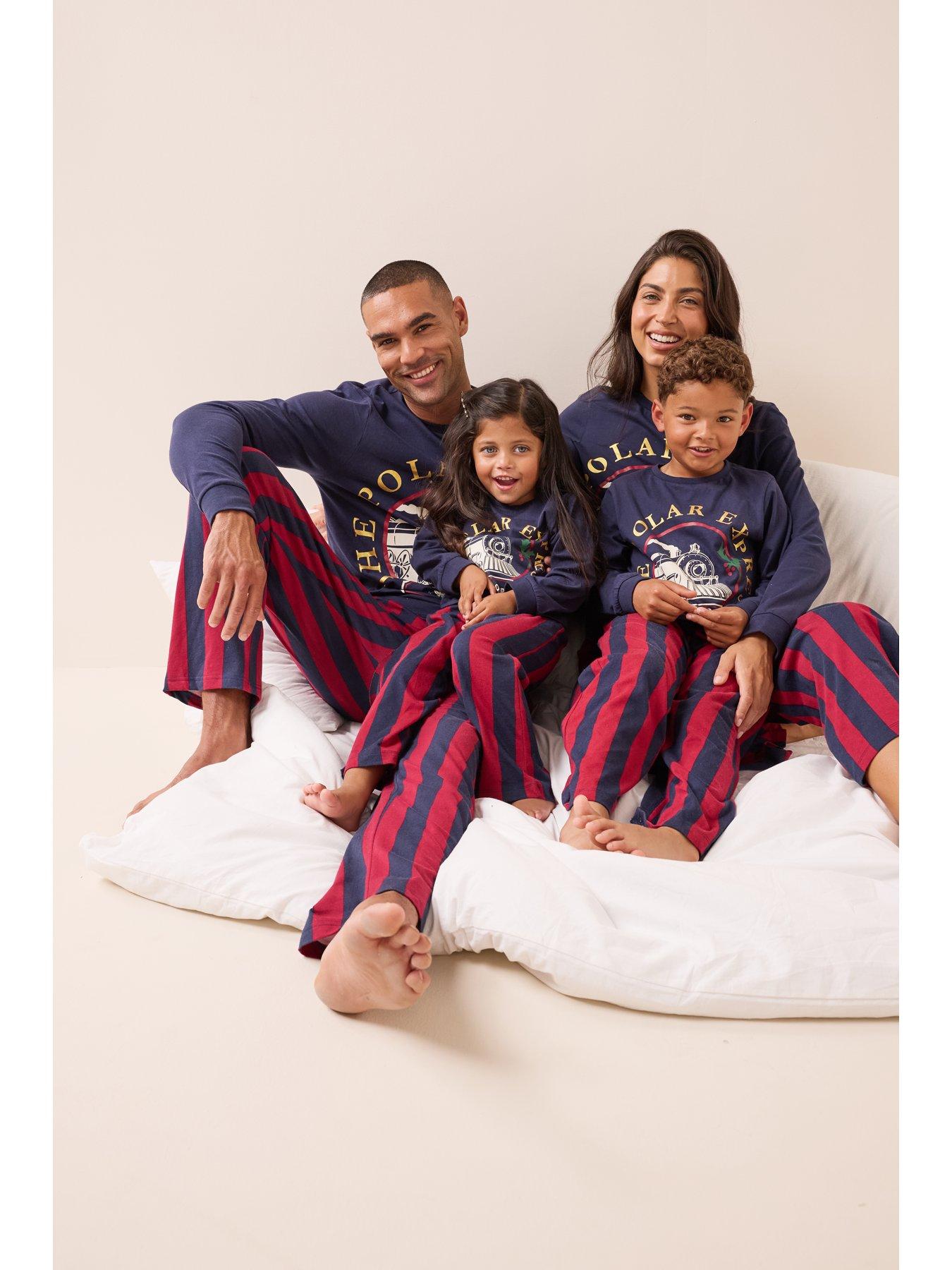 The Very Collection Kids Polar Express Christmas Family Pyjamas - Multi