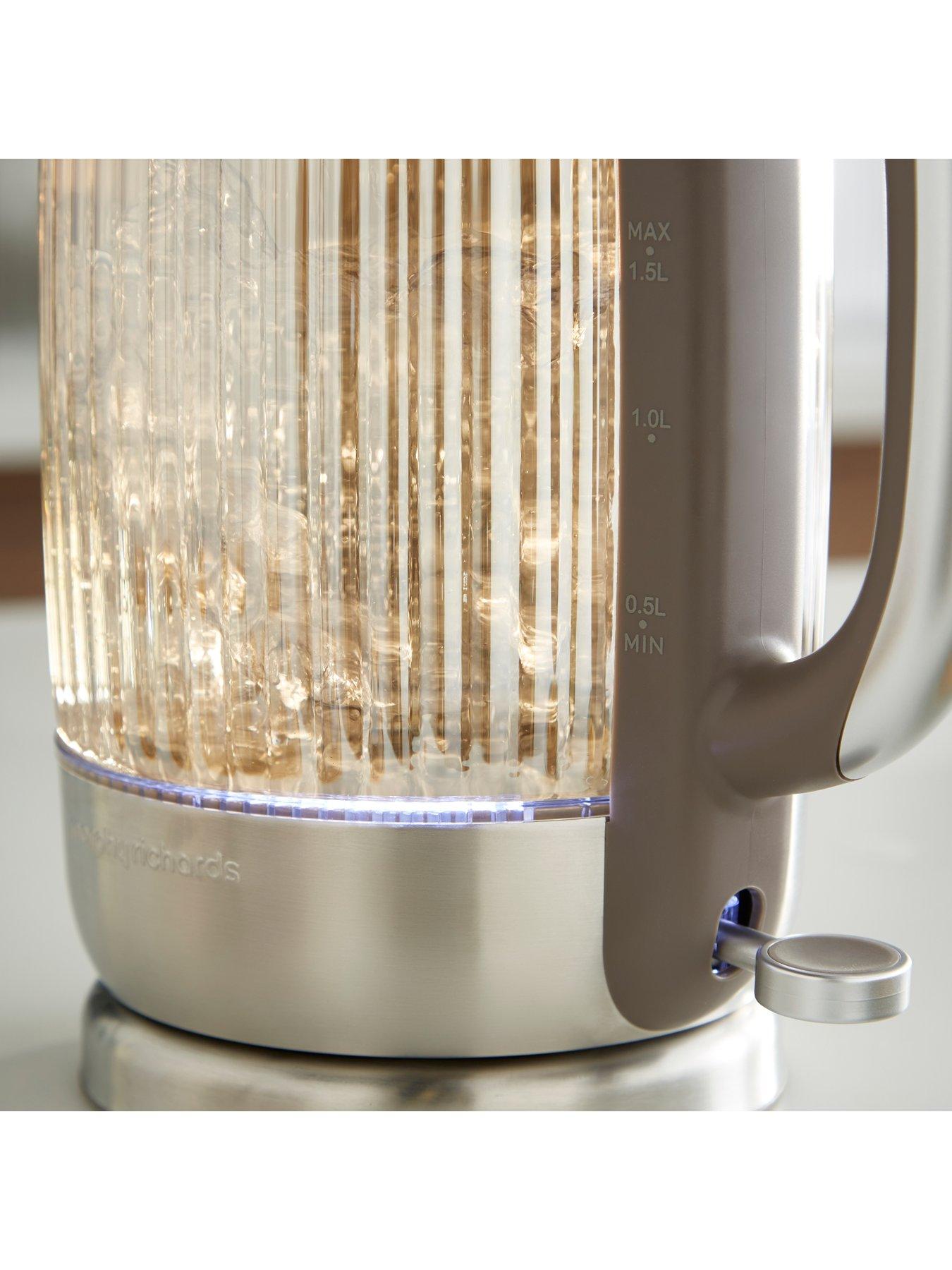 Image 6 of 8 of Morphy Richards Lantern 1.5L Jug Glass Kettle - Amber