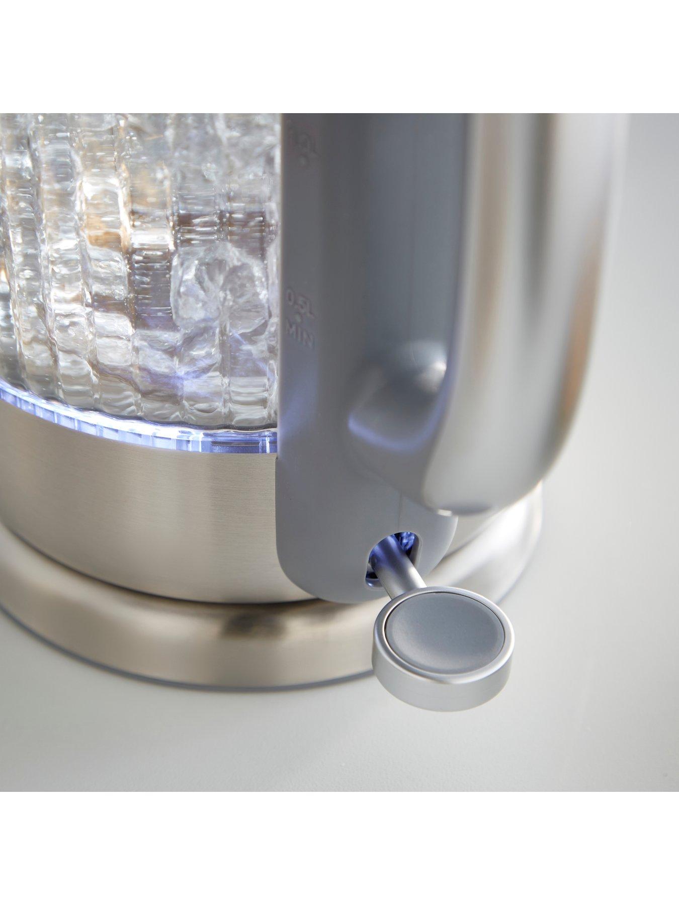 Image 3 of 8 of Morphy Richards Lantern 1.5L Jug Glass Kettle - Smoked