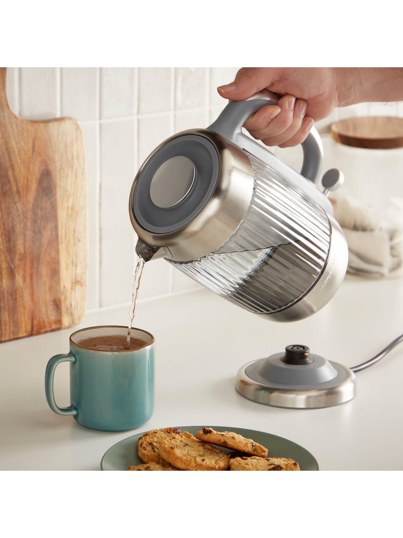 Image 4 of 8 of Morphy Richards Lantern 1.5L Jug Glass Kettle - Smoked