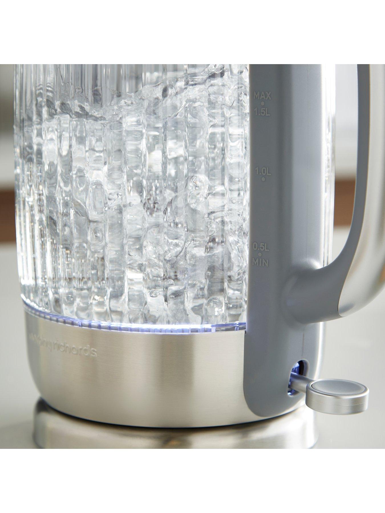 Image 6 of 8 of Morphy Richards Lantern 1.5L Jug Glass Kettle - Smoked