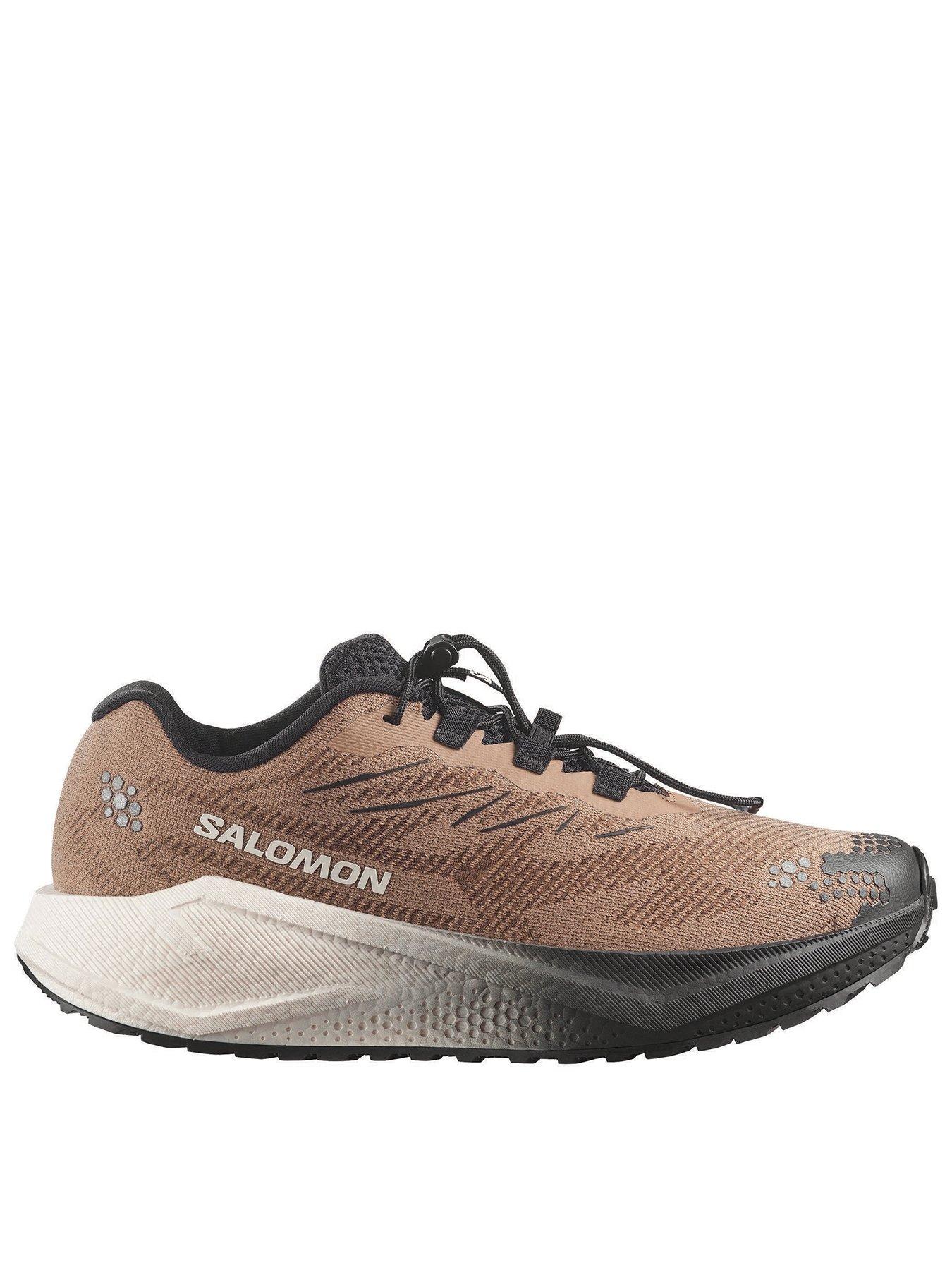 Salomon Mens Trail Running Aero Blaze 4 Gravel Trainers - Brown