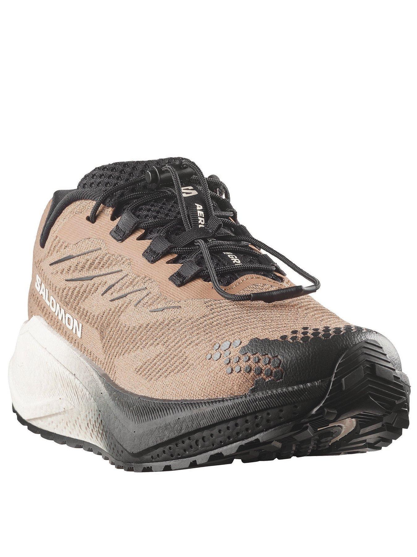 Image 2 of 5 of Salomon Mens Gravel Running Cushioned Lace-Up Trainers - Brown