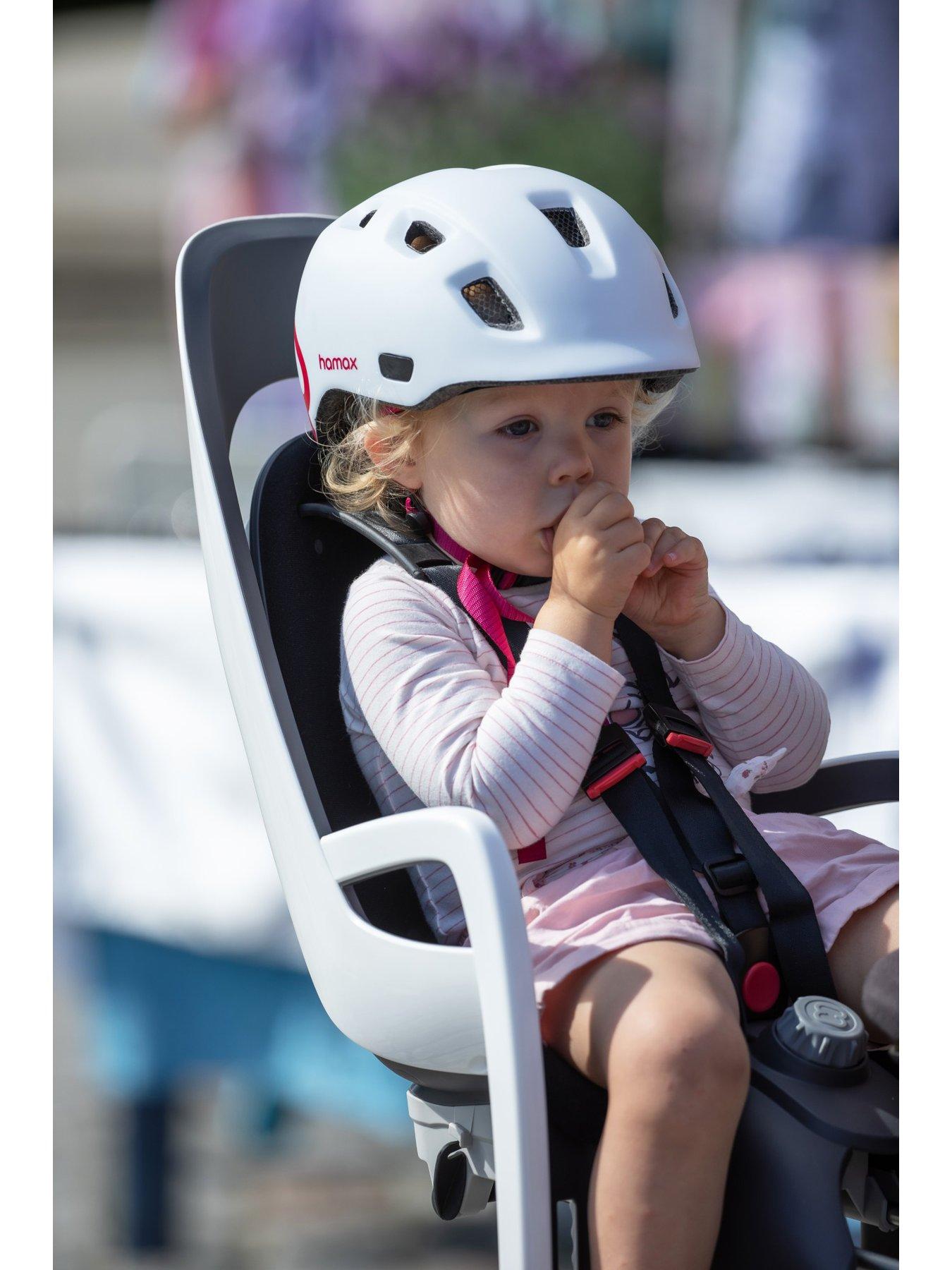Image 5 of 6 of Hamax Caress W/Carrier Adapter White/Black Child Cycle Seat