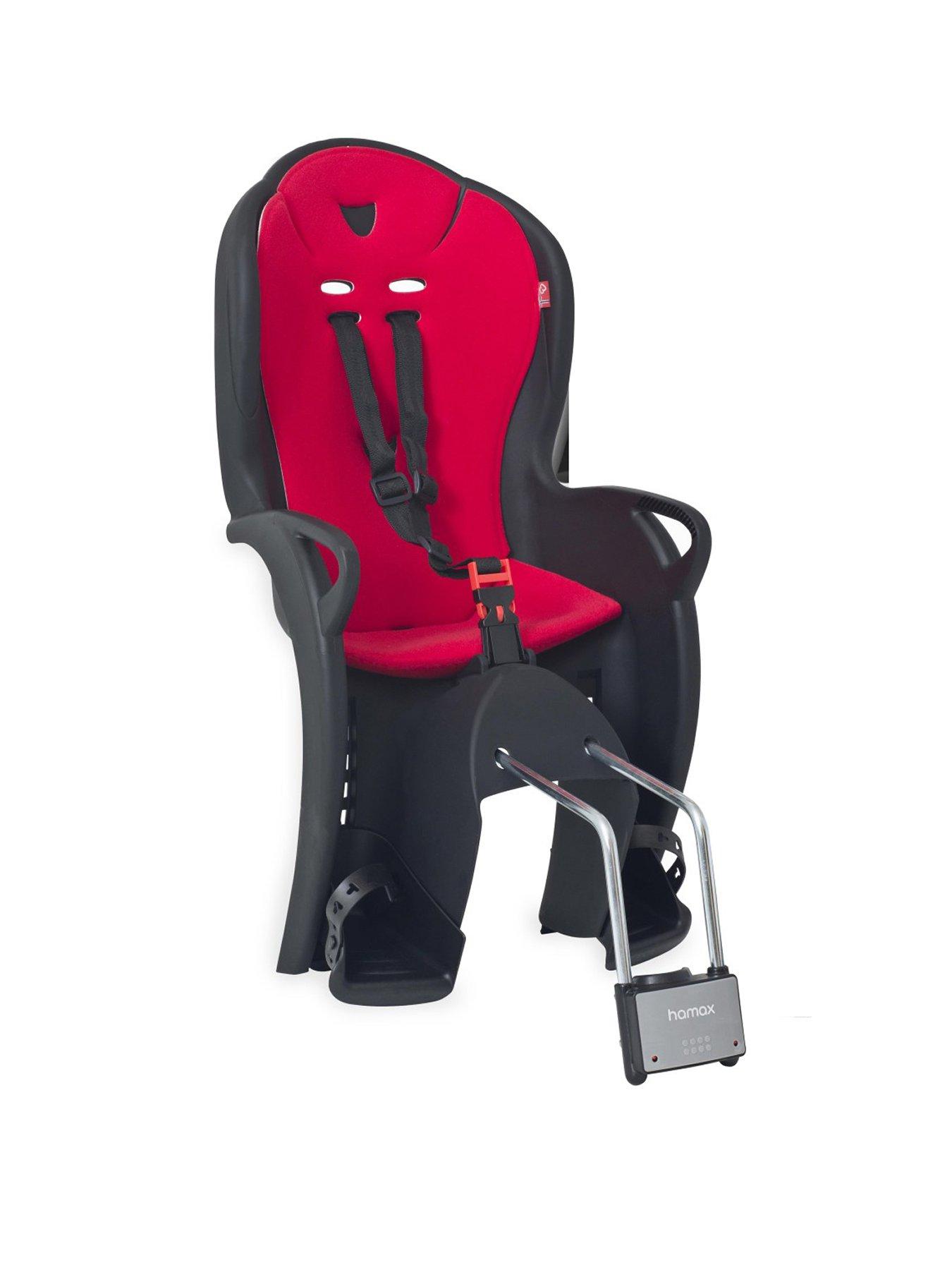 Hamax KISS BLACK W/ RED PADDING CHILD CYCLE SEAT