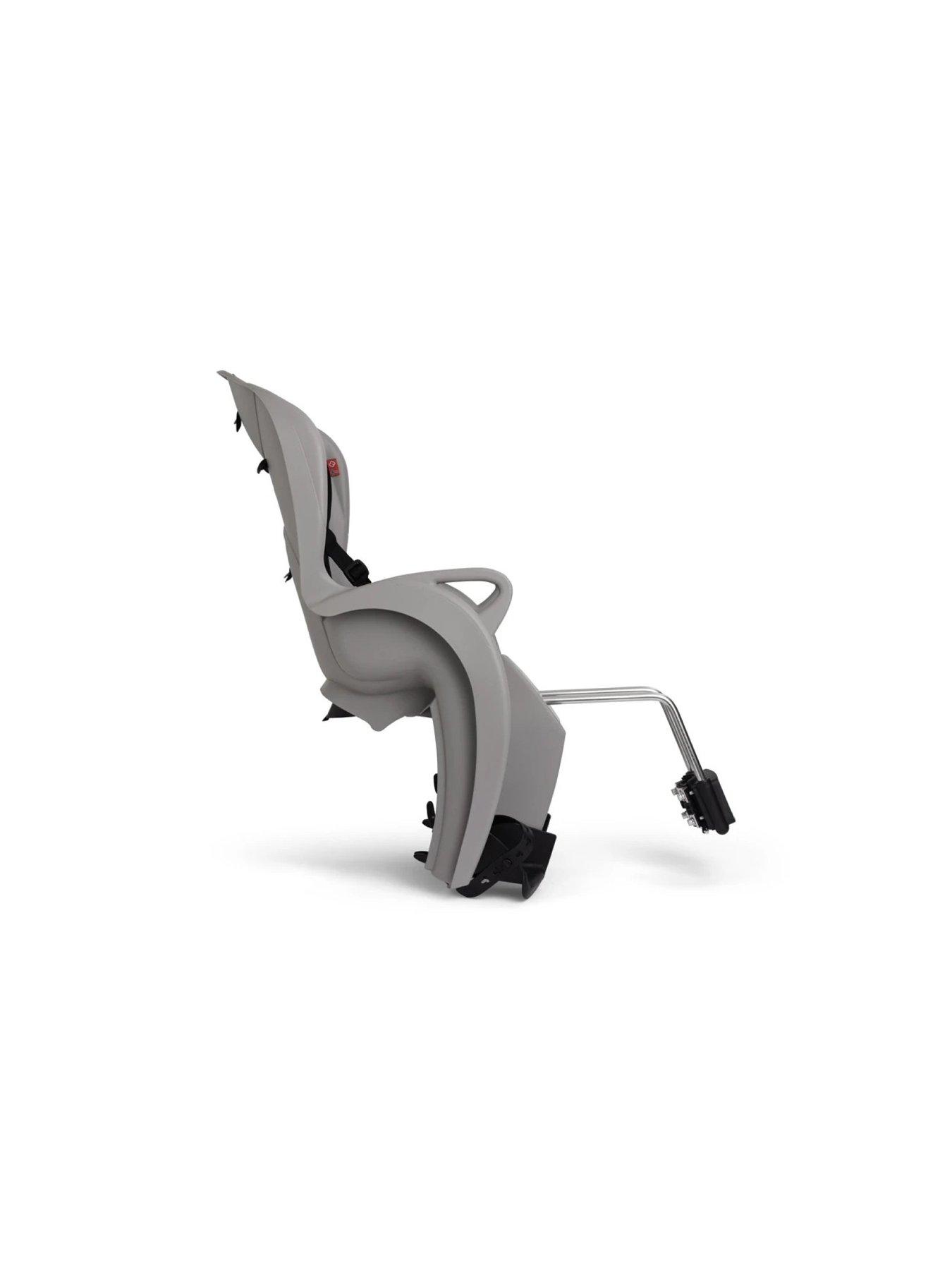 stillFront image of hamax-kiss-medium-grey-w-black-padding-child-cycle-seat
