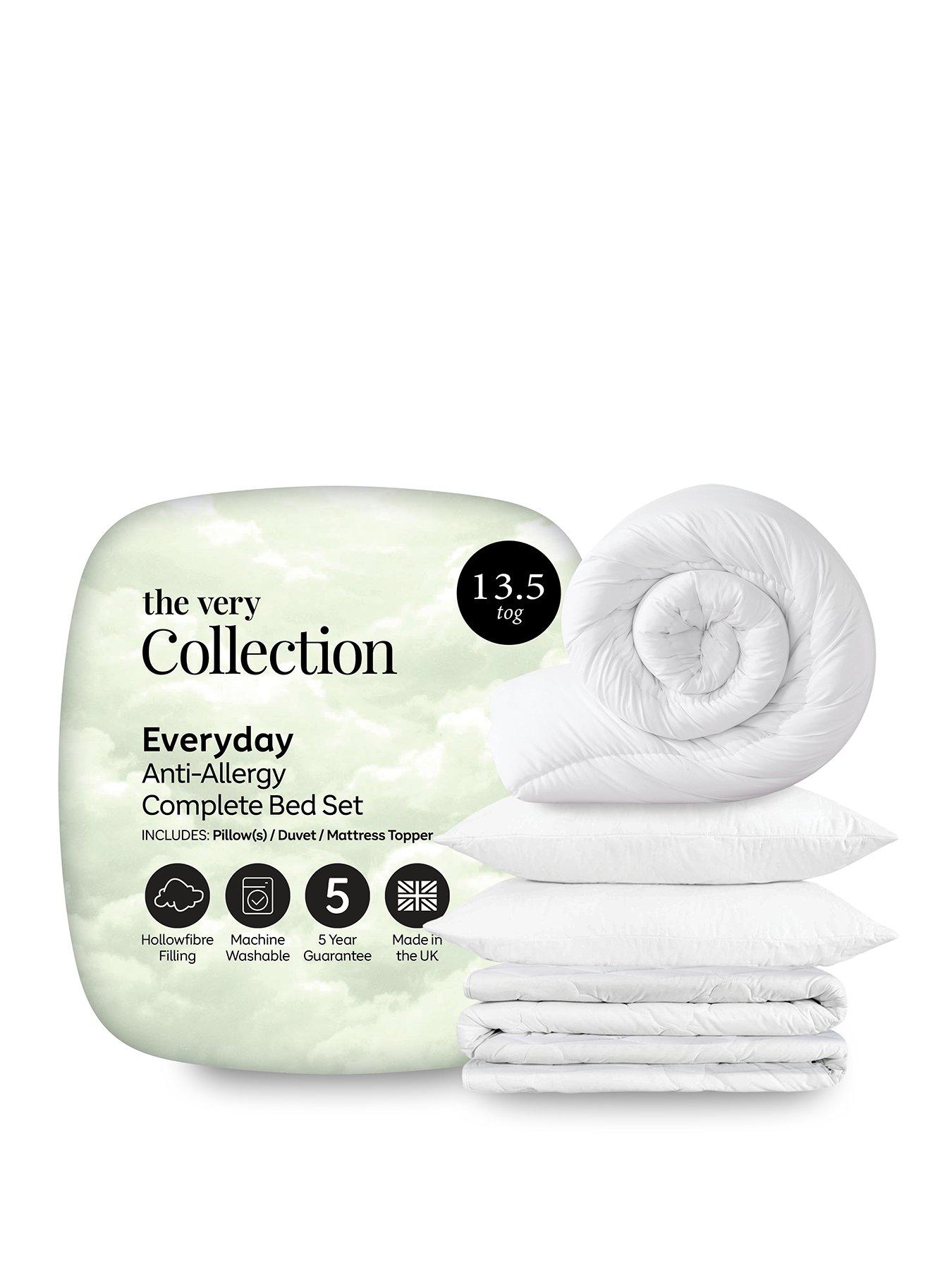 Image 1 of 5 of The Very Collection Anti-allergy 13.5 Tog Bed Bundle
