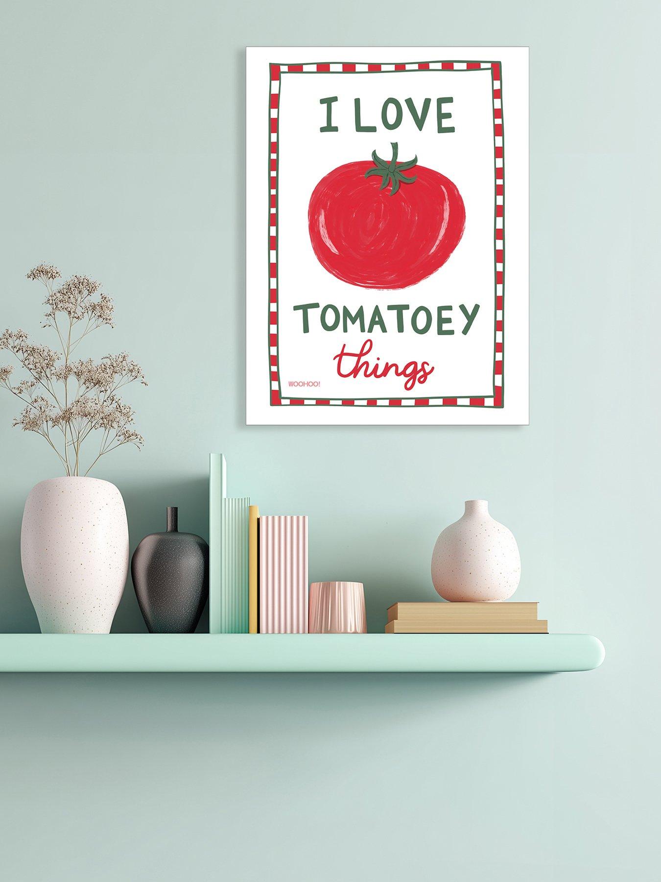 The Art Group MANDI WELTON - WOO HOO PRINTS (I LOVE TOMATOEY THINGS) ART PRINT 30X40