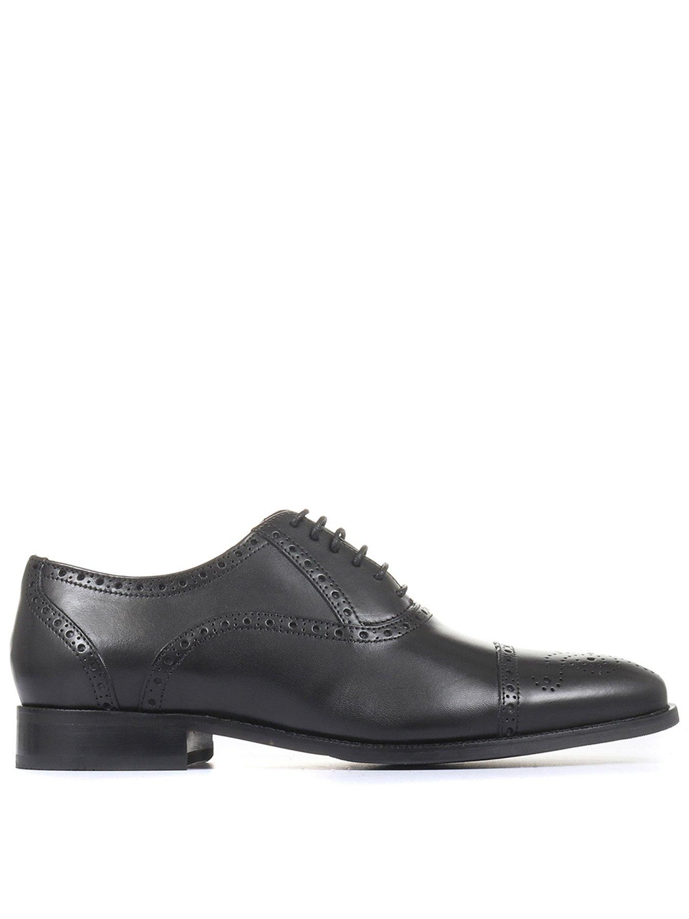 Image 1 of 6 of Jones Bootmaker Maynard Lace Up Shoes - Black