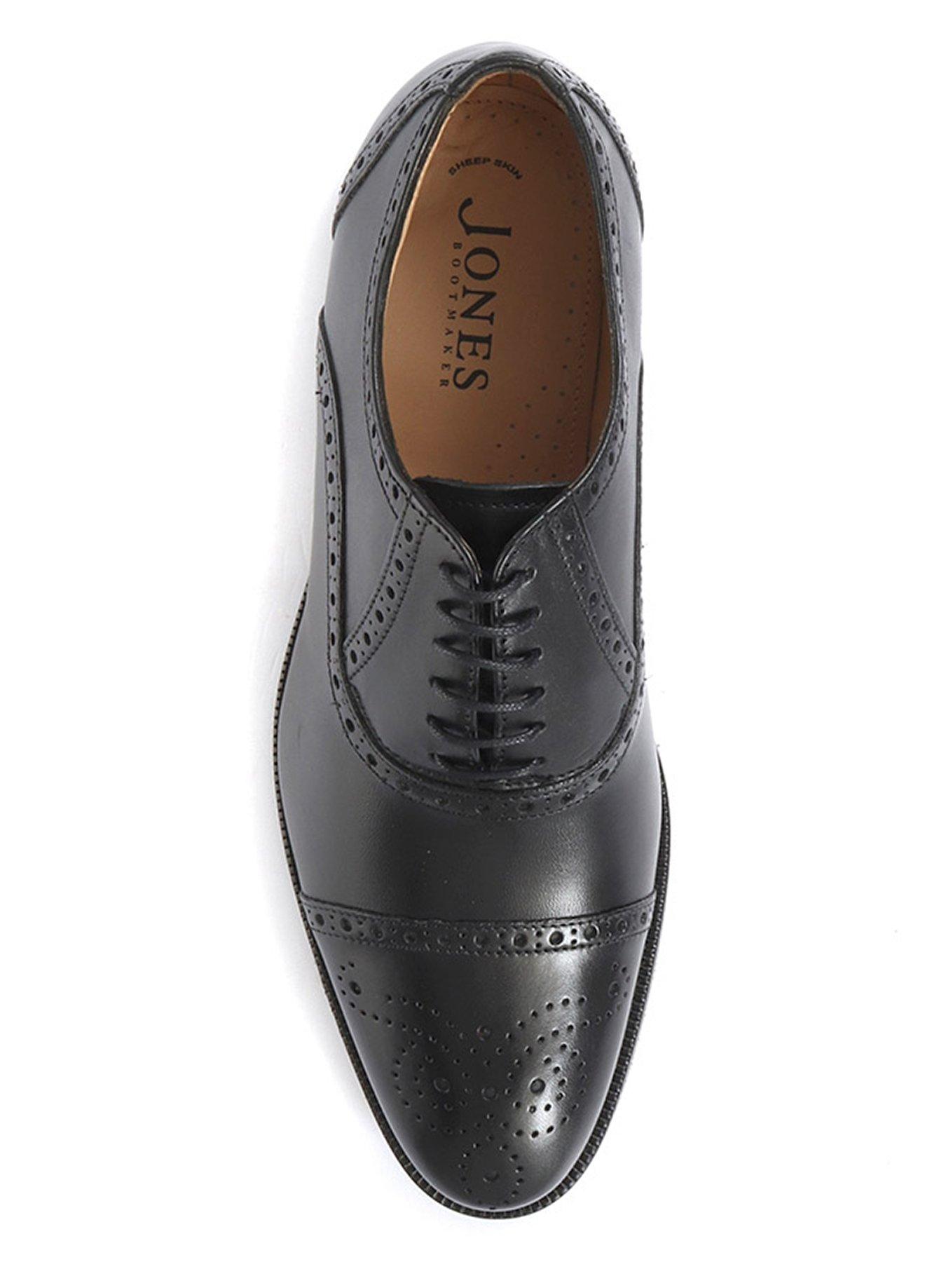 Image 4 of 6 of Jones Bootmaker Maynard Lace Up Shoes - Black