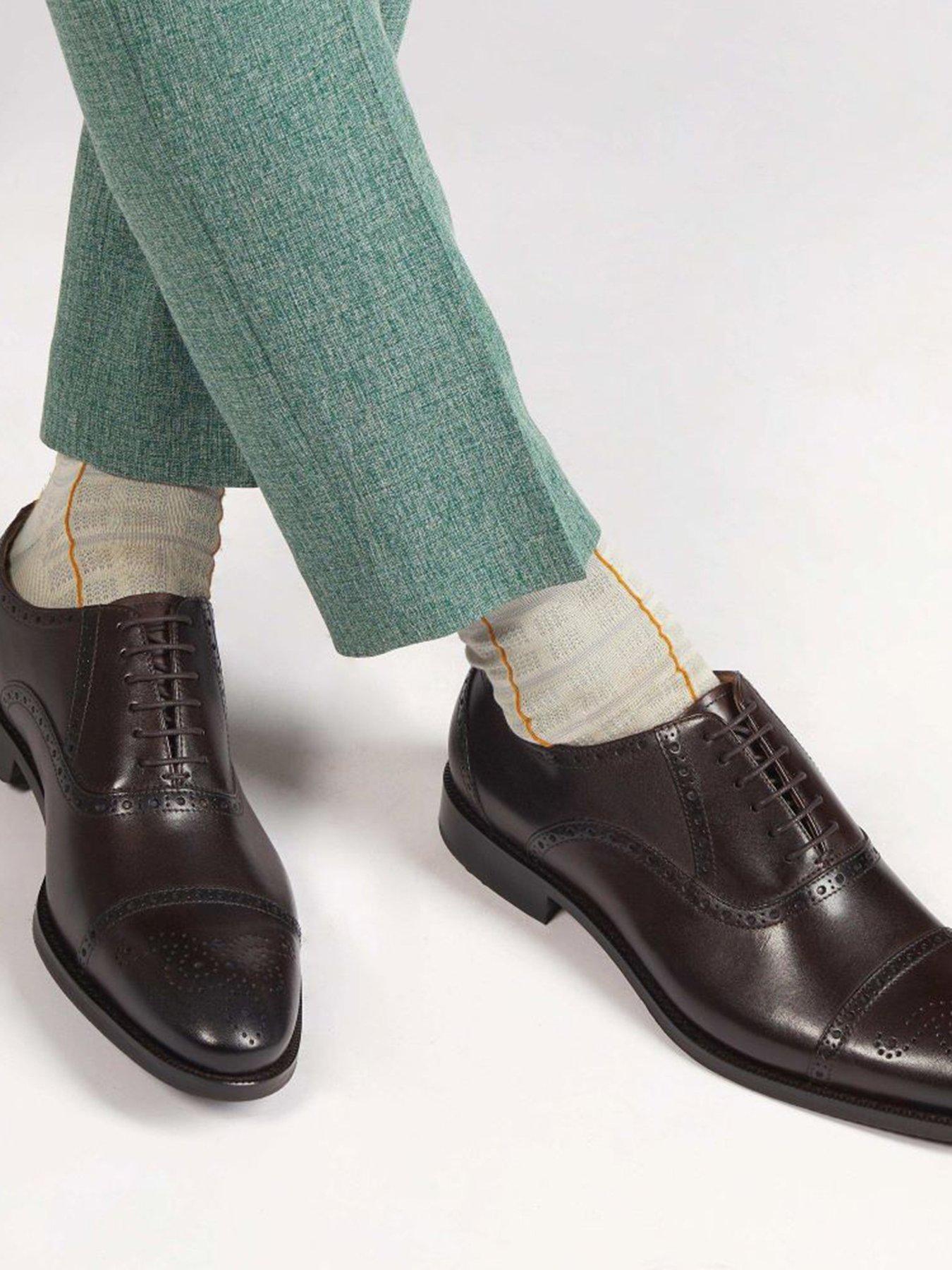 Image 6 of 6 of Jones Bootmaker Maynard Lace Up Shoes - Black