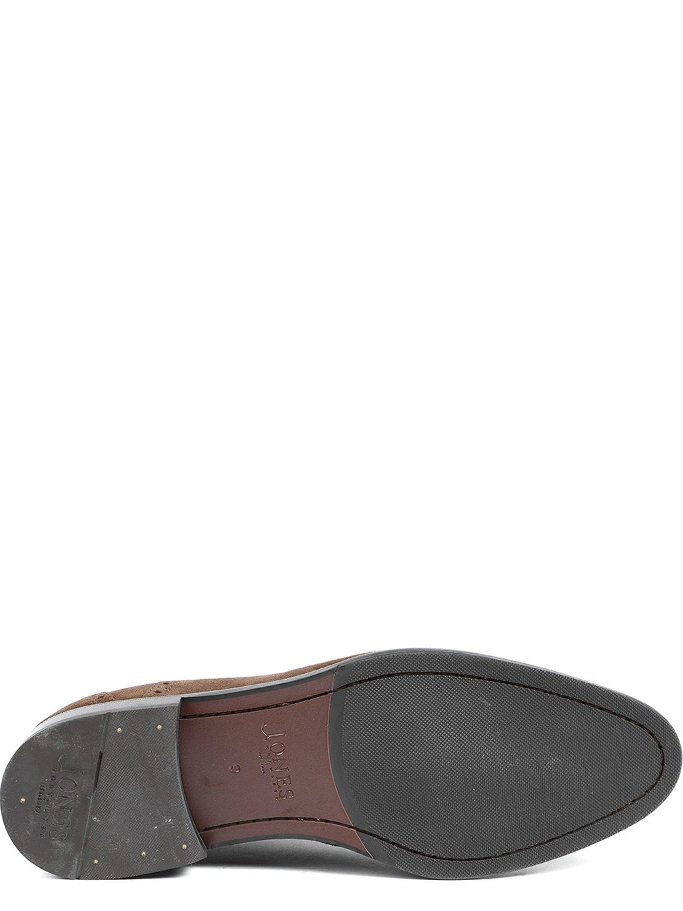 Image 5 of 5 of Jones Bootmaker Maynard Lace Up Shoes - Brown Suede