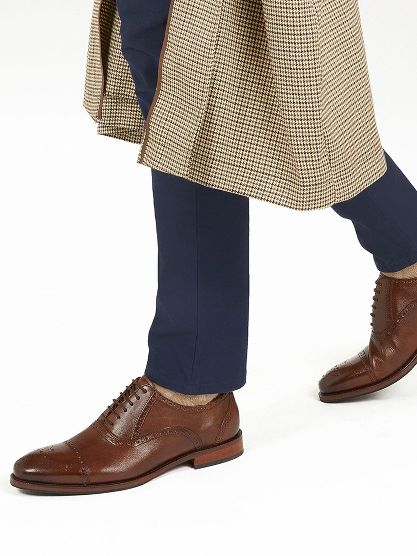 Image 6 of 6 of Jones Bootmaker Jones Bootmaker Maynard Lace Up Shoes - Chestnut