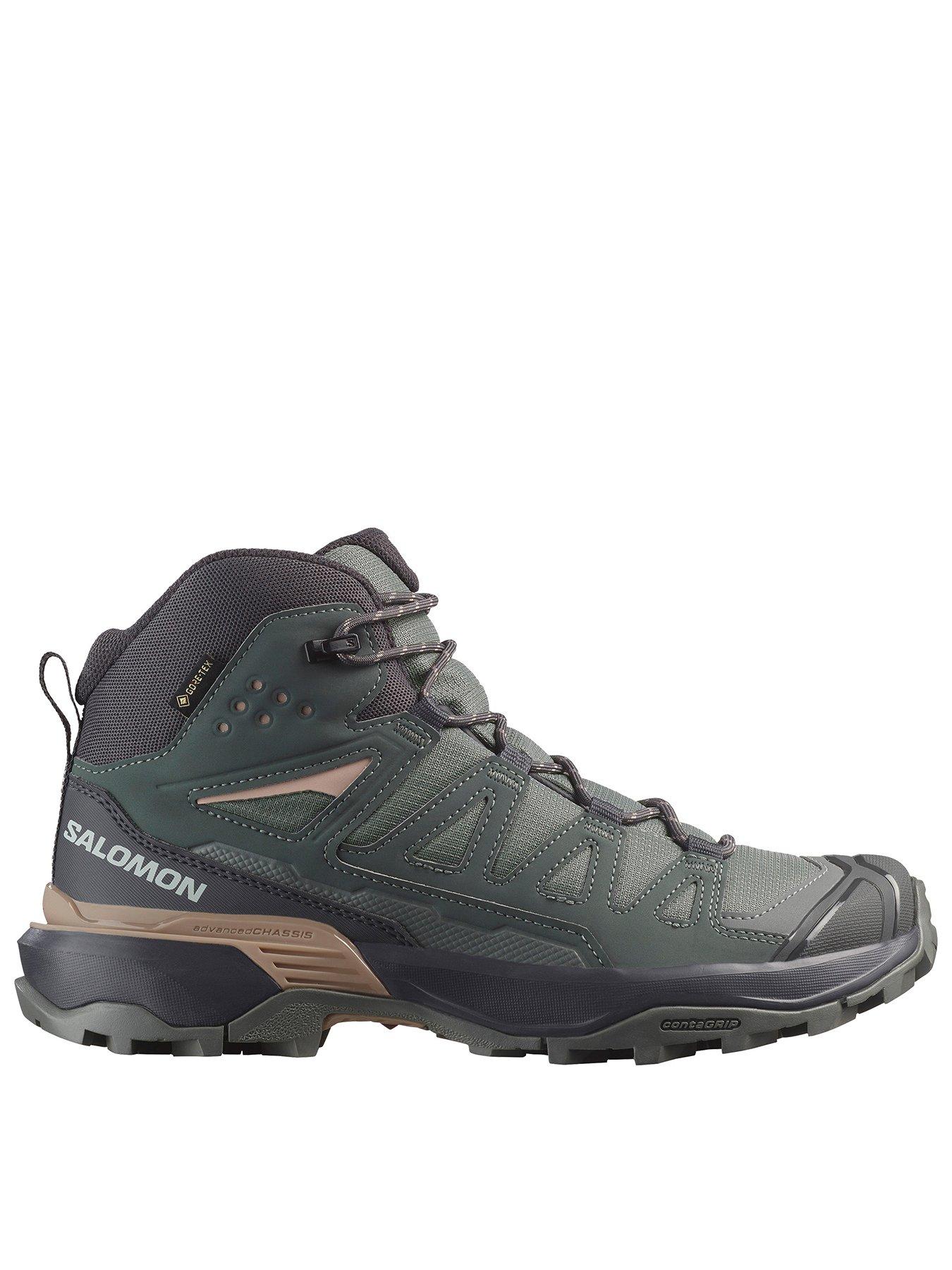 Salomon Women's Hiking  &  Backpacking X Ulta 360 Mid Gore-tex Shoes - Green