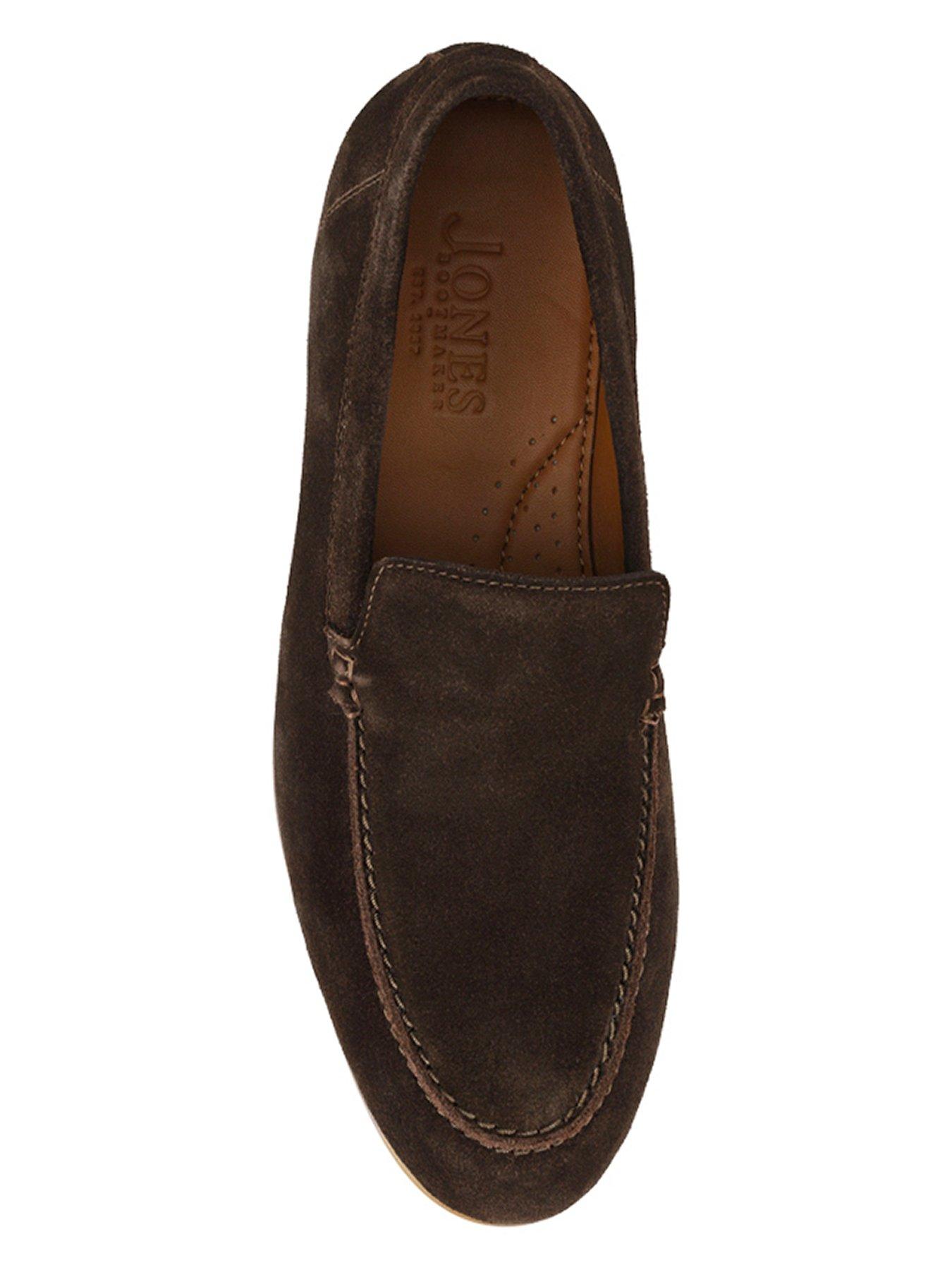 Image 4 of 5 of Jones Bootmaker Raiden Casual Slip On Shoes - Brown Suede