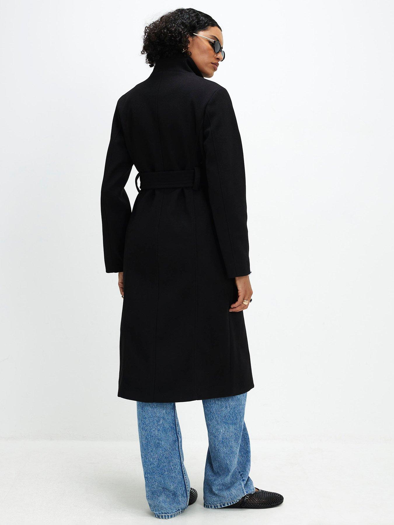 Image 2 of 6 of River Island Belted Longline Robe Coat