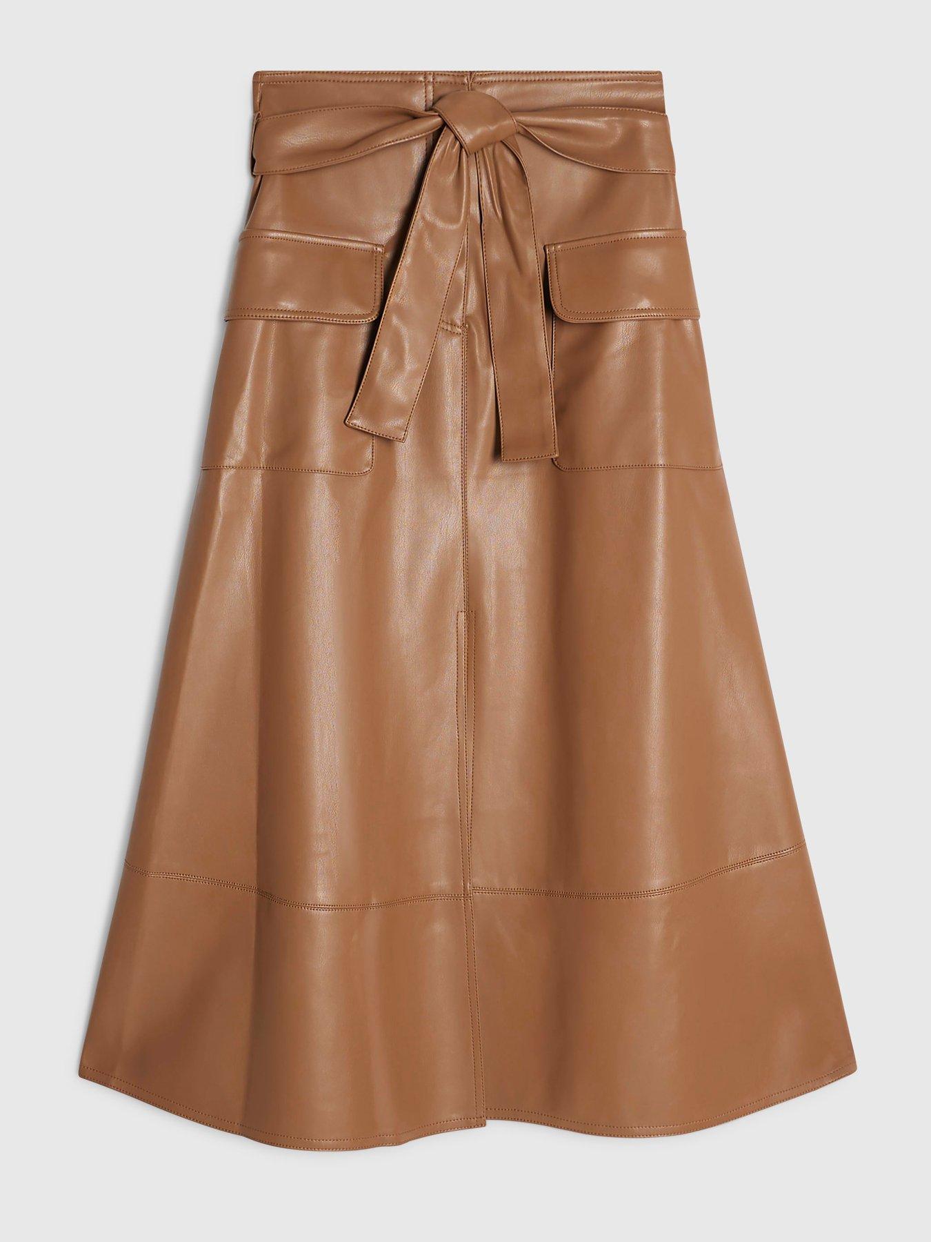 Image 6 of 6 of River Island Belted Aline Utility Skirt