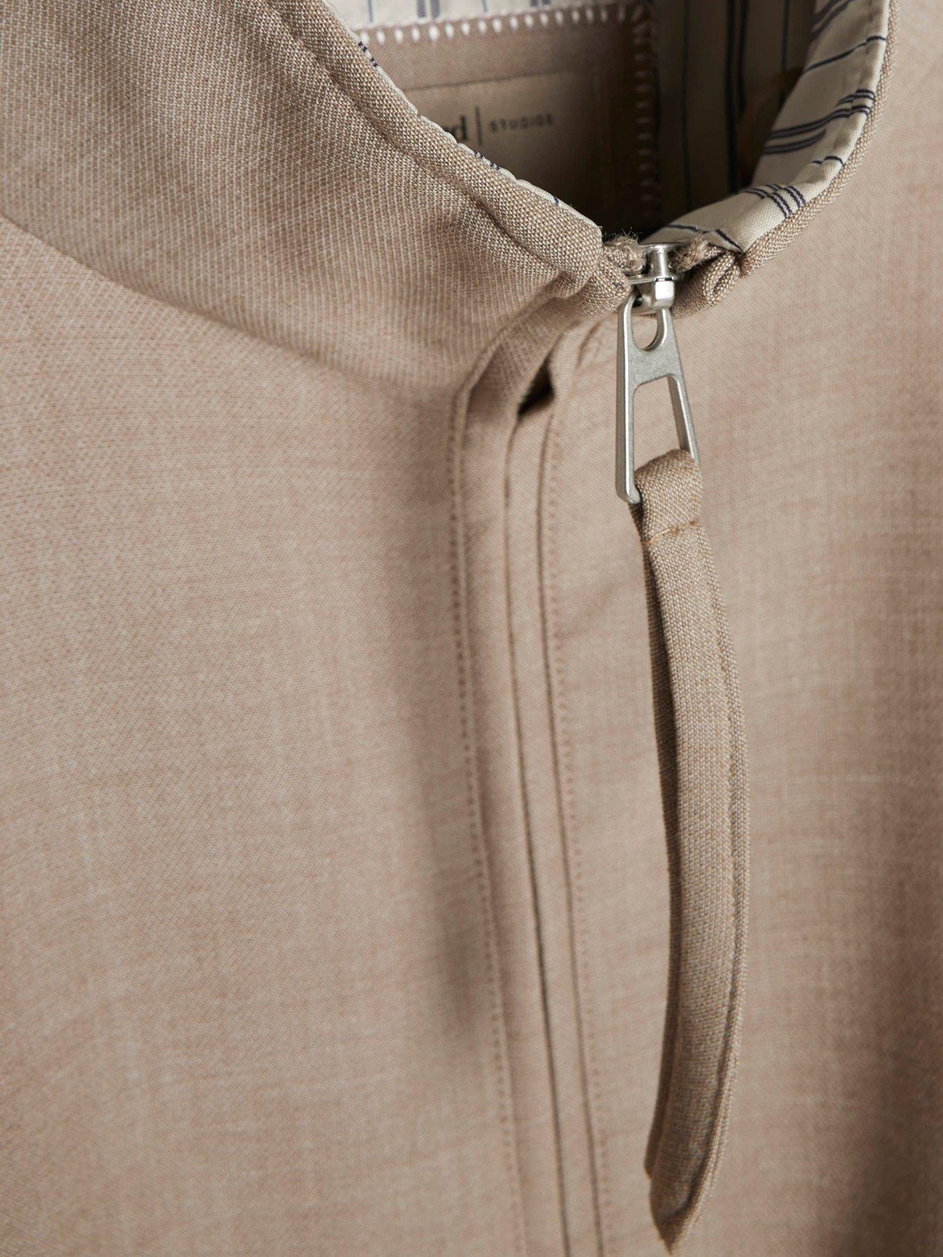 Image 6 of 6 of River Island Hybrid Detail Tailored Bomber