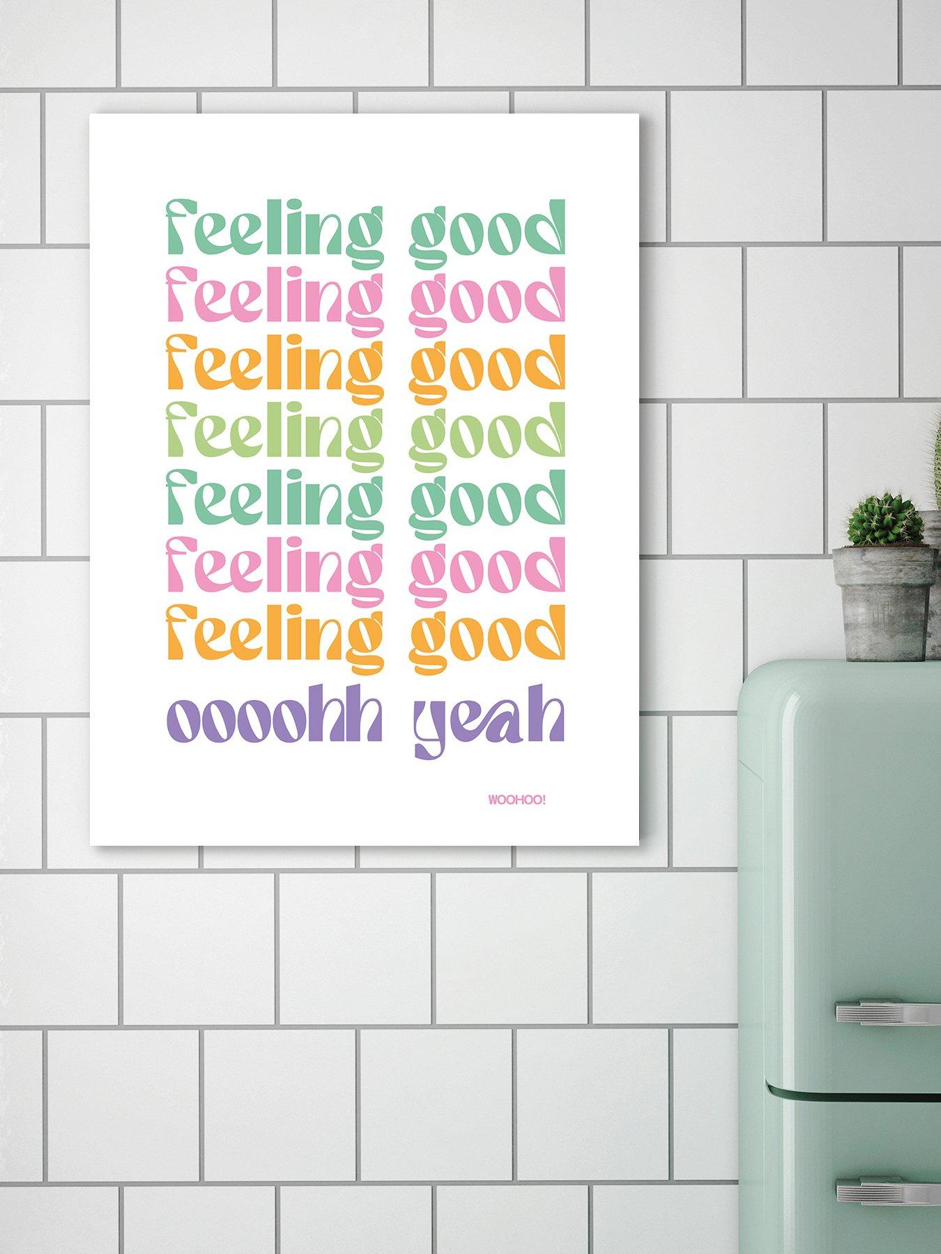 The Art Group MANDI WELTON - WOO HOO PRINTS (FEELING GOOD) 60X80