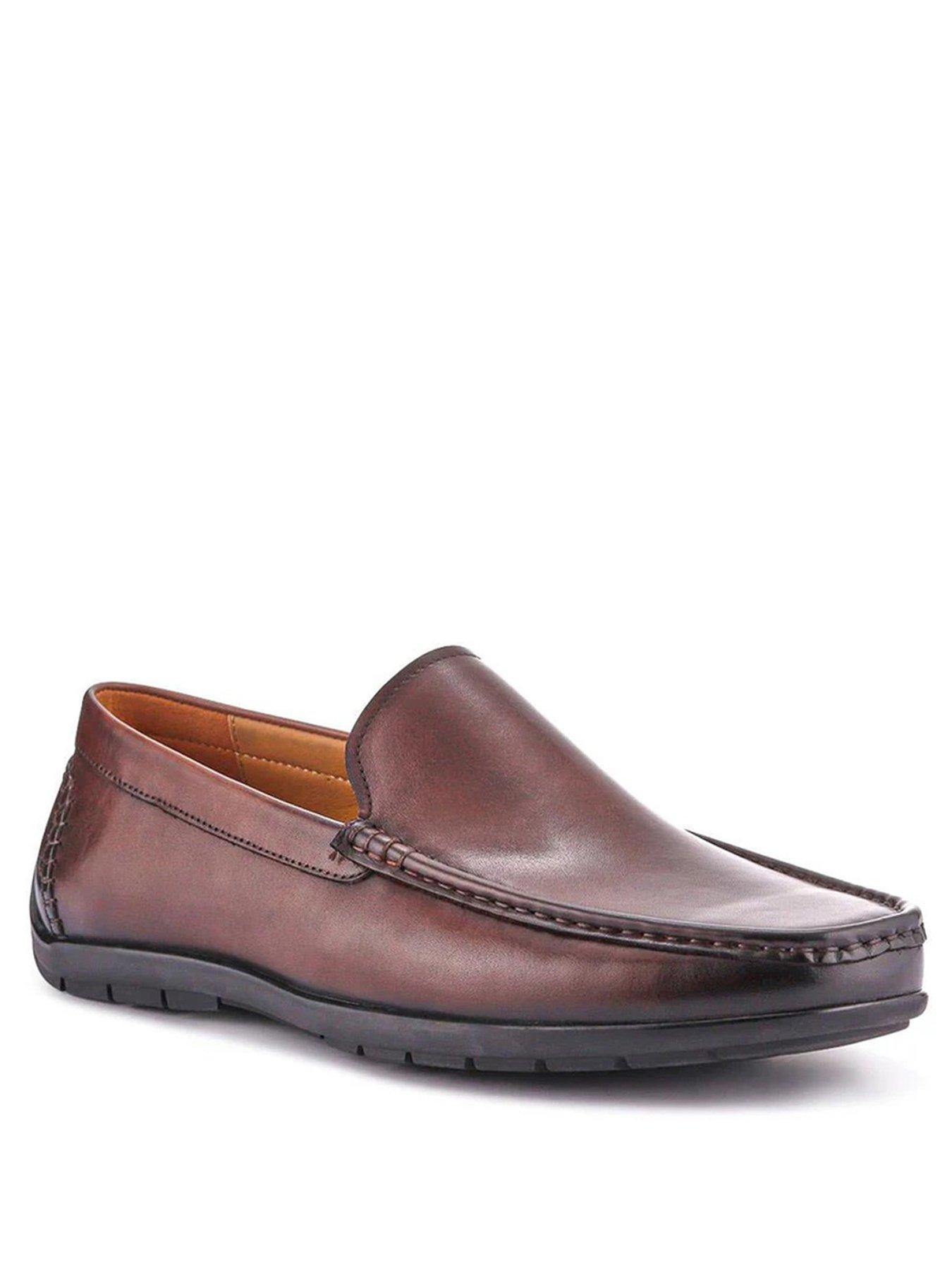 Image 2 of 5 of Jones Bootmaker Rawston Formal Slip On Shoes - Brown