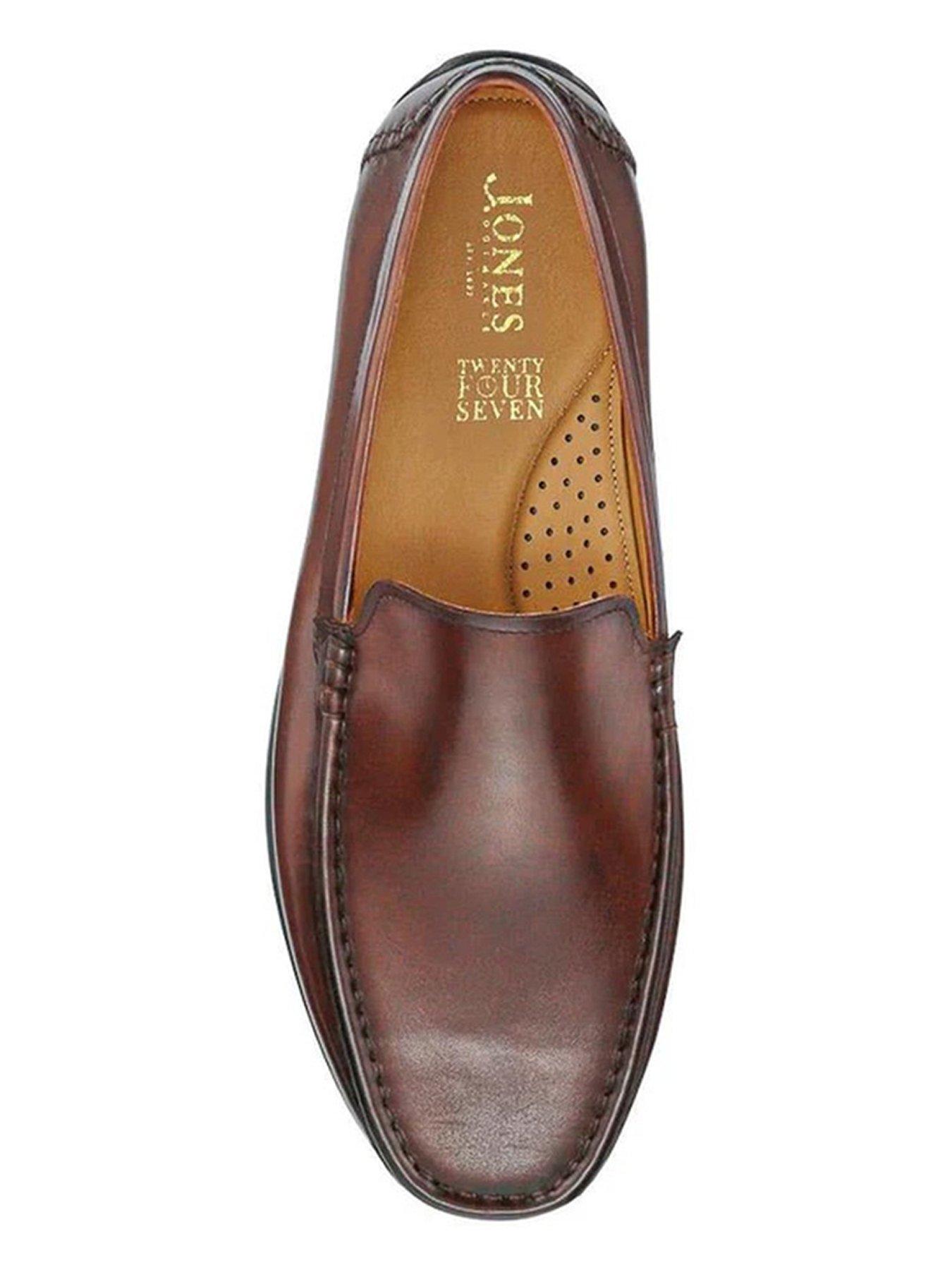 Image 4 of 5 of Jones Bootmaker Rawston Formal Slip On Shoes - Brown