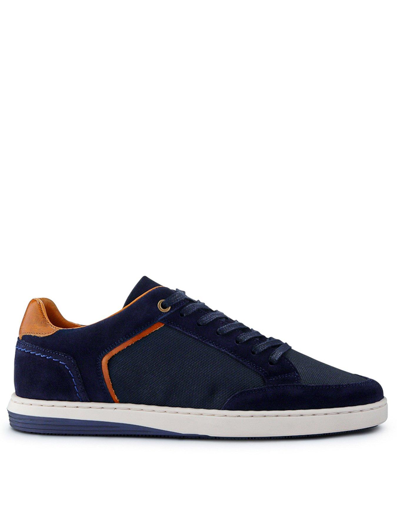 Image 1 of 5 of Jones Bootmaker Jones Bootmaker Sandiego Cupsole Trainer - Navy Multi