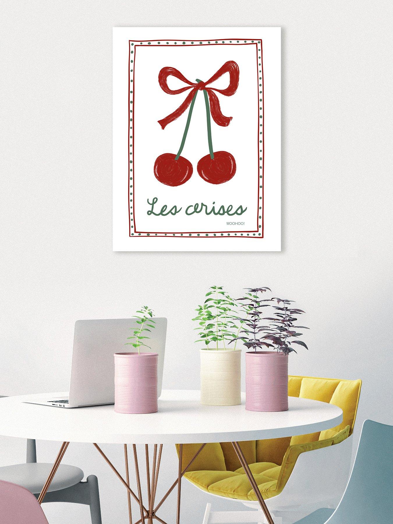 The Art Group MANDI WELTON - WOO HOO PRINTS (LES CERISES) 60X80