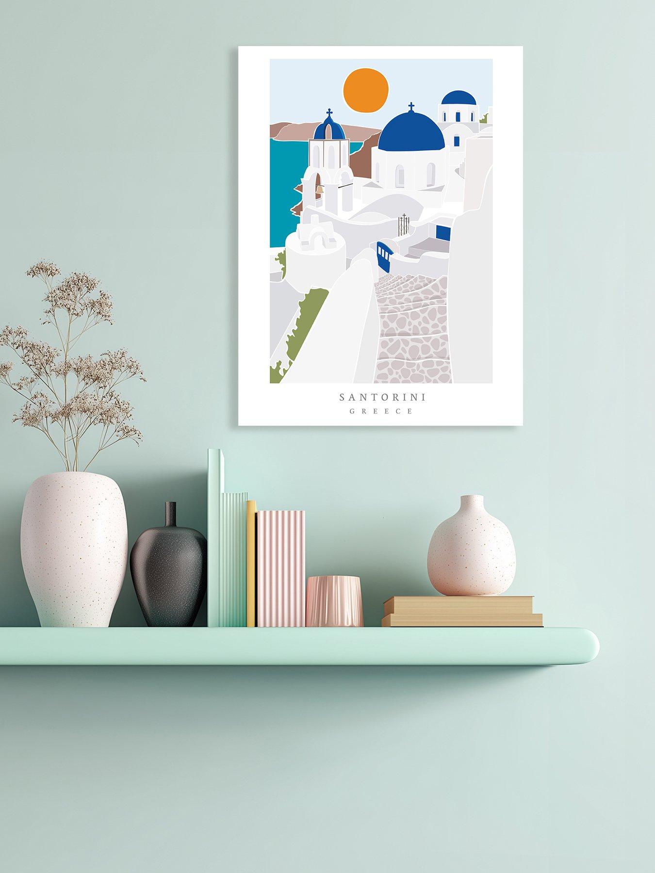 The Art Group TALL BOY PRINTS (SANTORINI) ART PRINT 30x40
