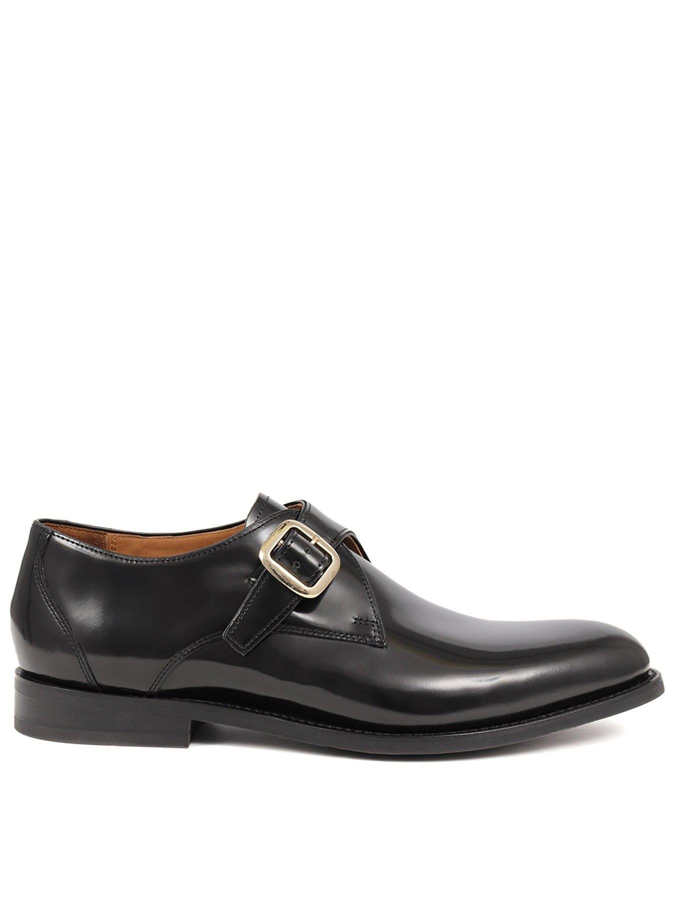 Jones Bootmaker Aidan Monk Shoe - Black