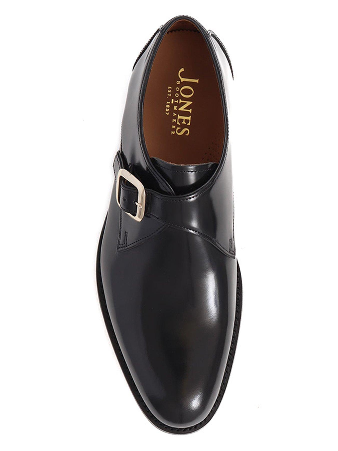Image 4 of 5 of Jones Bootmaker Aidan Monk Shoe - Black