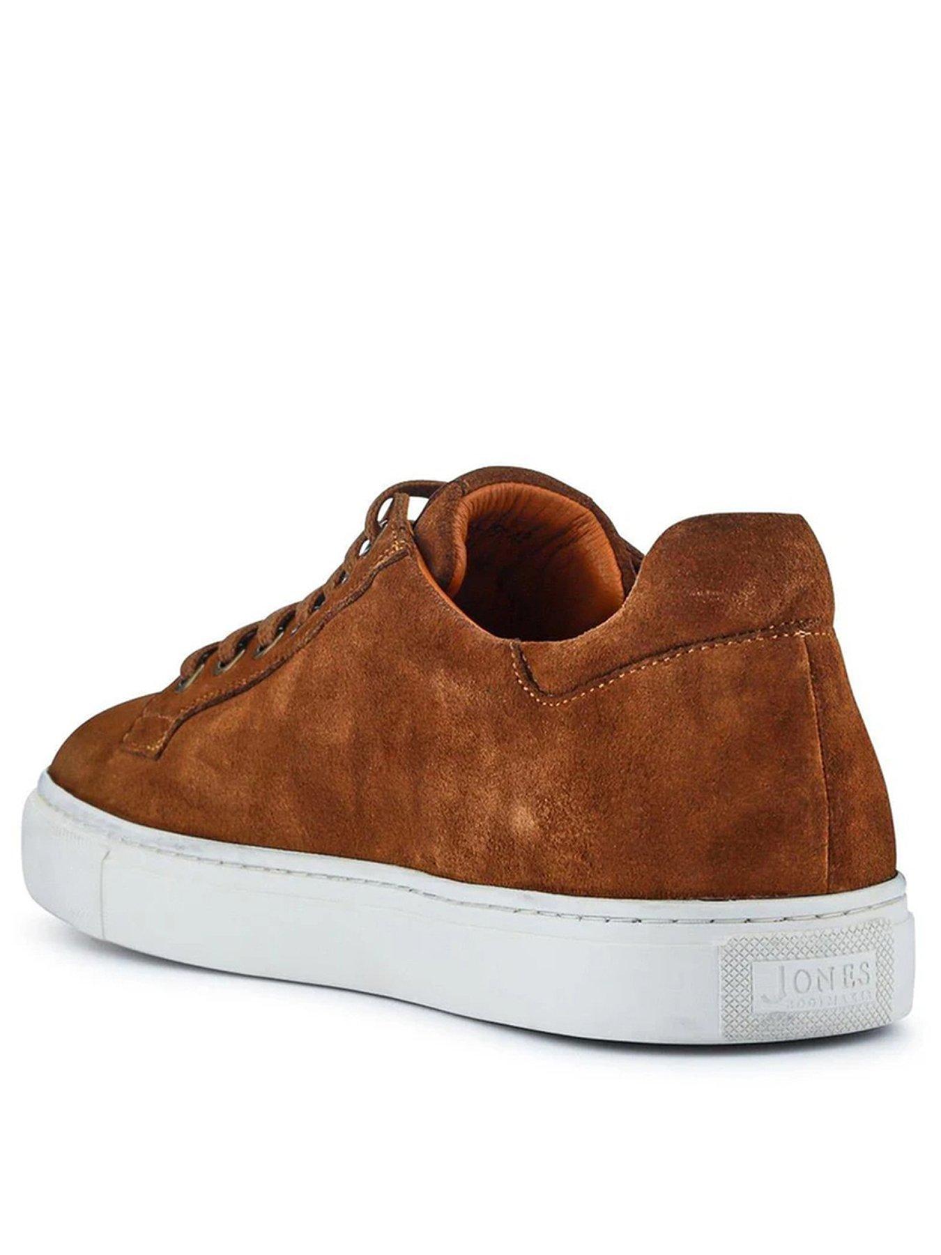 Image 3 of 5 of Jones Bootmaker Jones Bootmaker Simon Cupsole Trainer - Tan Suede