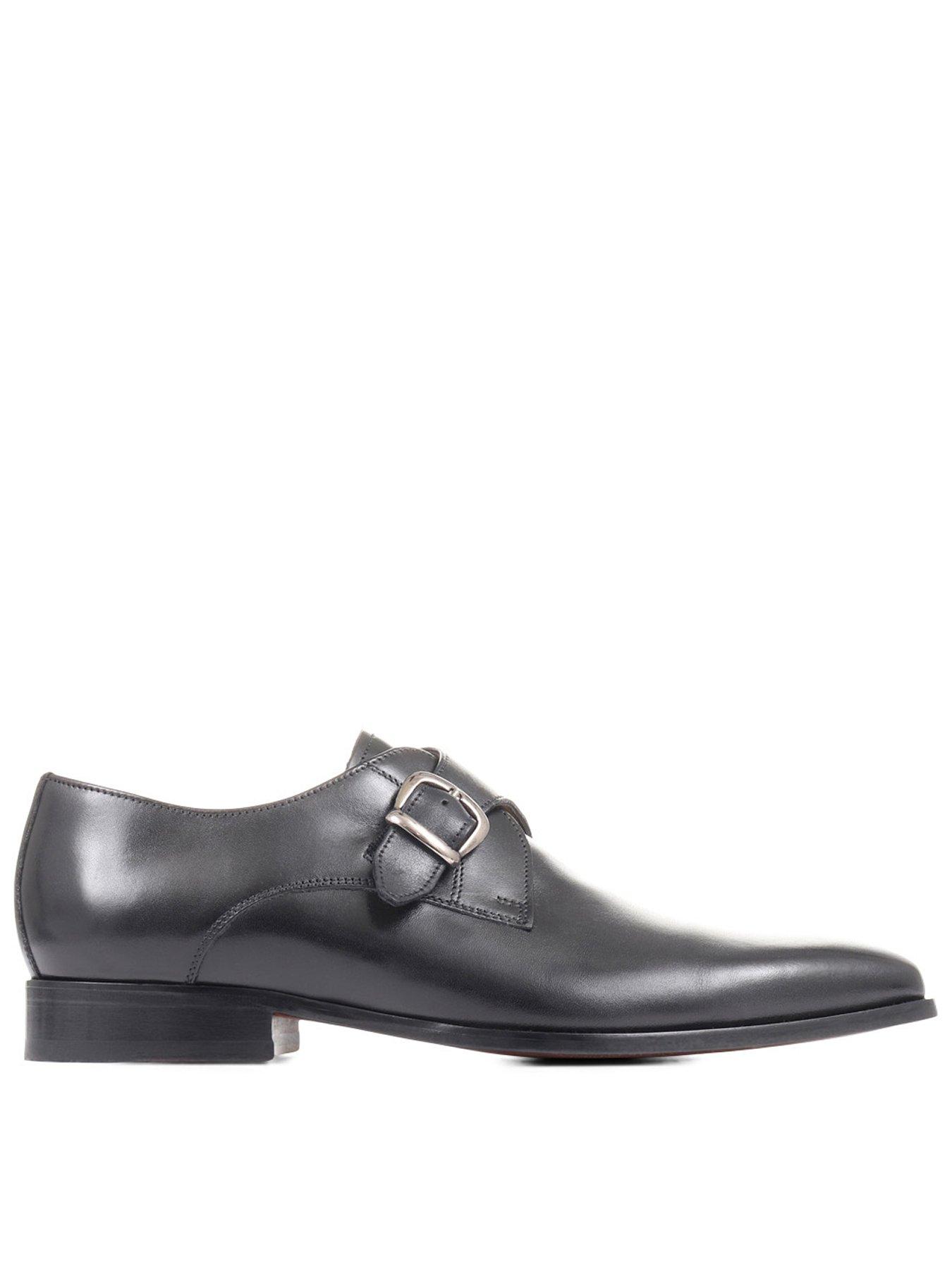 Image 1 of 6 of Jones Bootmaker Justin Monk Shoe - Black