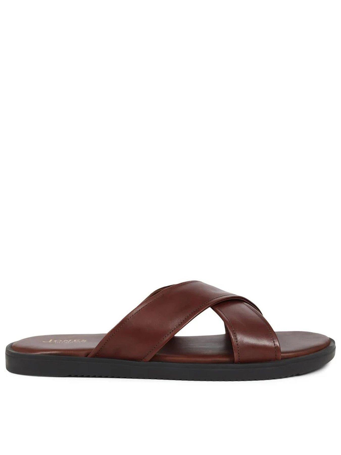 Image 1 of 5 of Jones Bootmaker Whitehaven Mule Sandals - Dark Brown