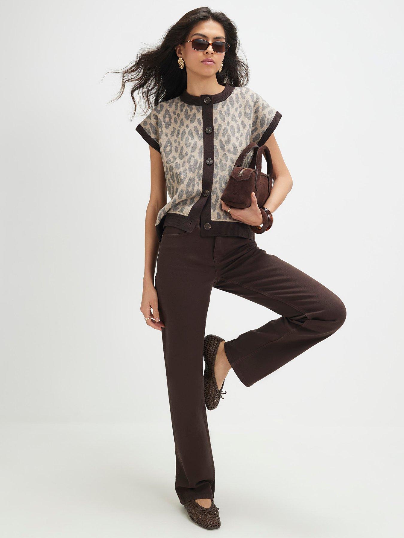 Image 3 of 6 of River Island Button Through Vest