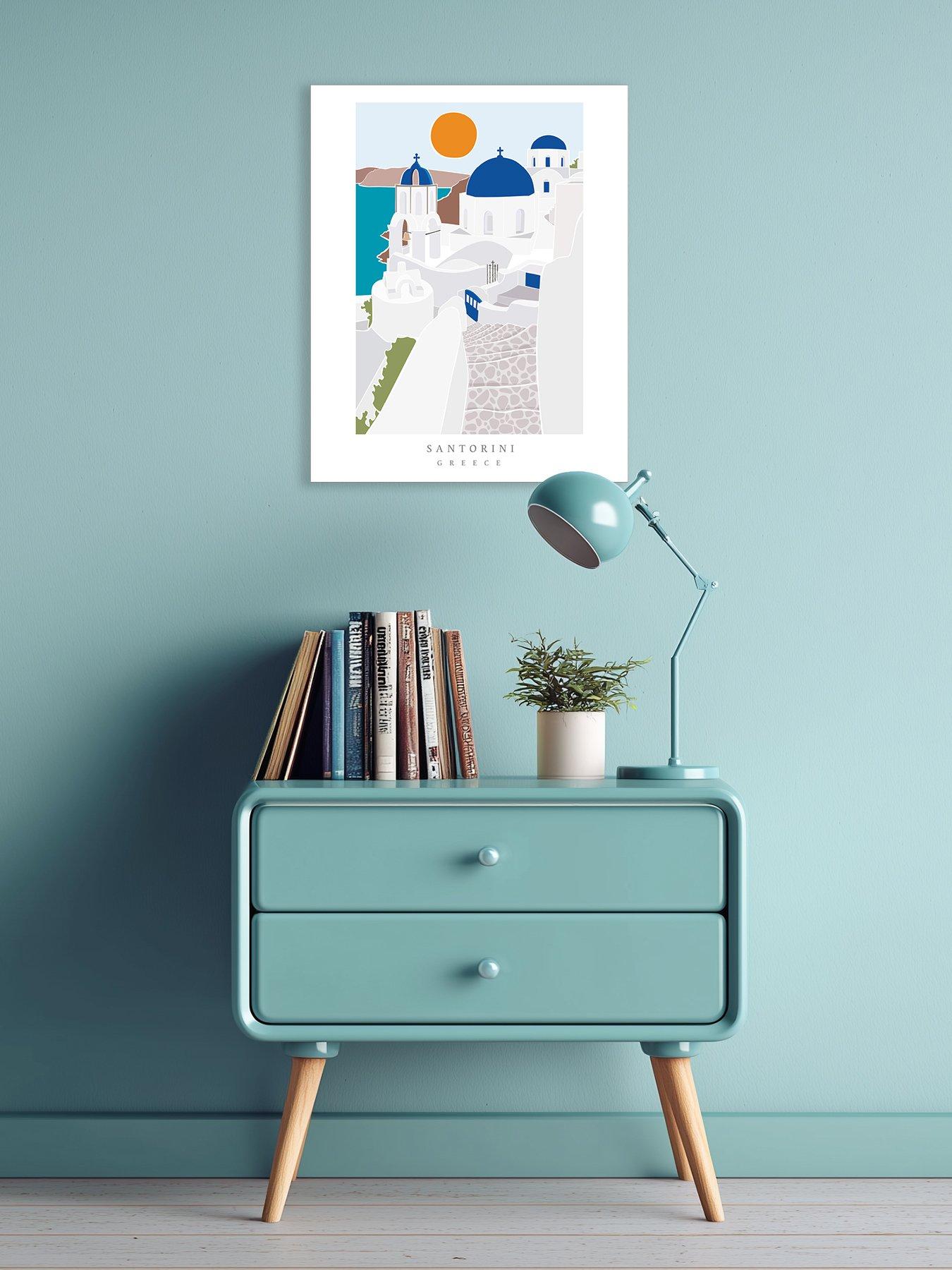 The Art Group TALL BOY PRINTS (SANTORINI) ART PRINT 40X50