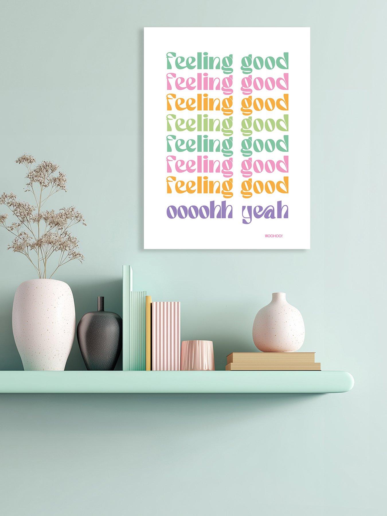 The Art Group MANDI WELTON - WOO HOO PRINTS (FEELING GOOD) 30X40