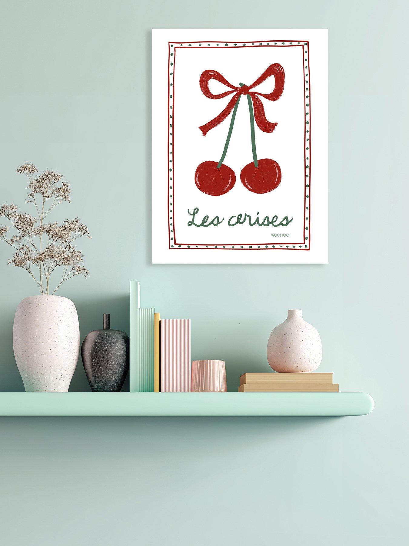 The Art Group MANDI WELTON - WOO HOO PRINTS (LES CERISES) 30X40