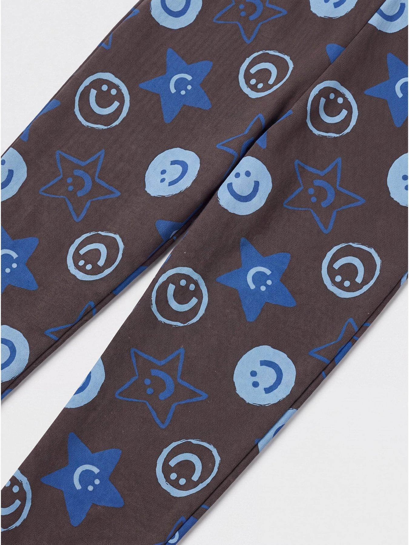 Image 4 of 4 of The Very Collection Value Smiley Face Pyjama - Khaki