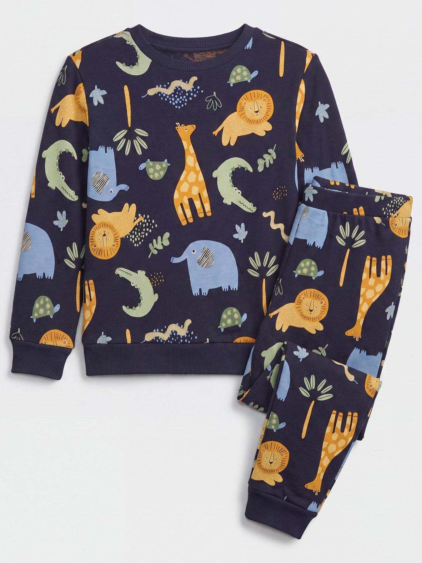 Image 1 of 3 of The Very Collection Boys Safari Print Pyjama (9months-7 Years)
